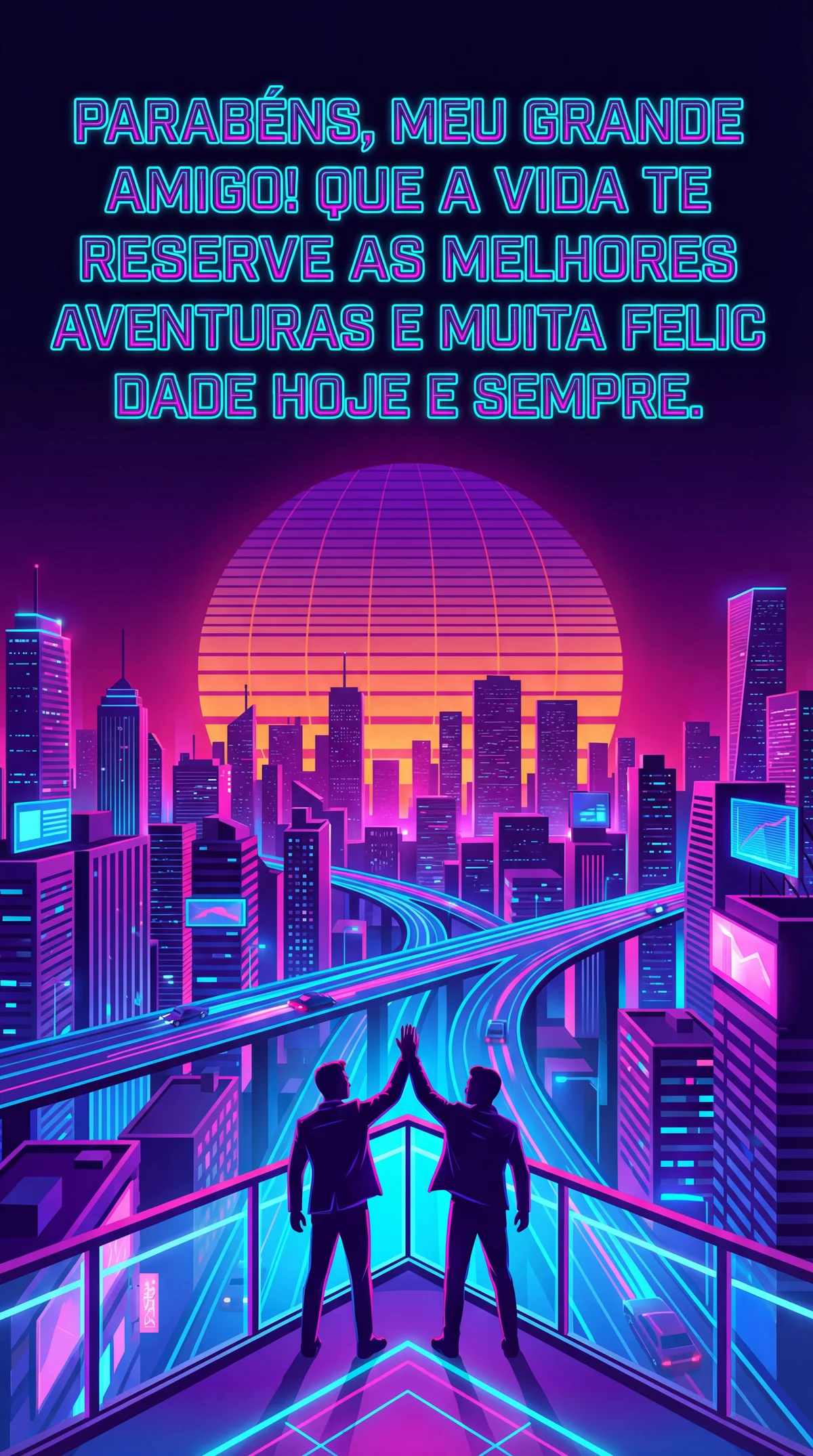 cartão de aniversário para amigo