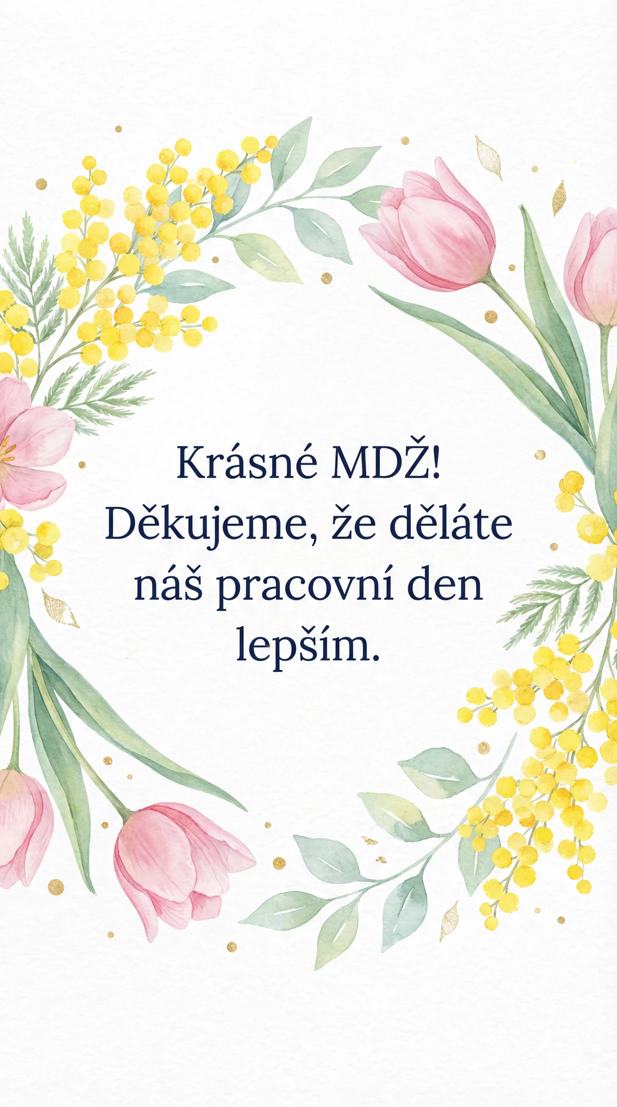 přání k Mezinárodnímu dni žen pro kolegyni