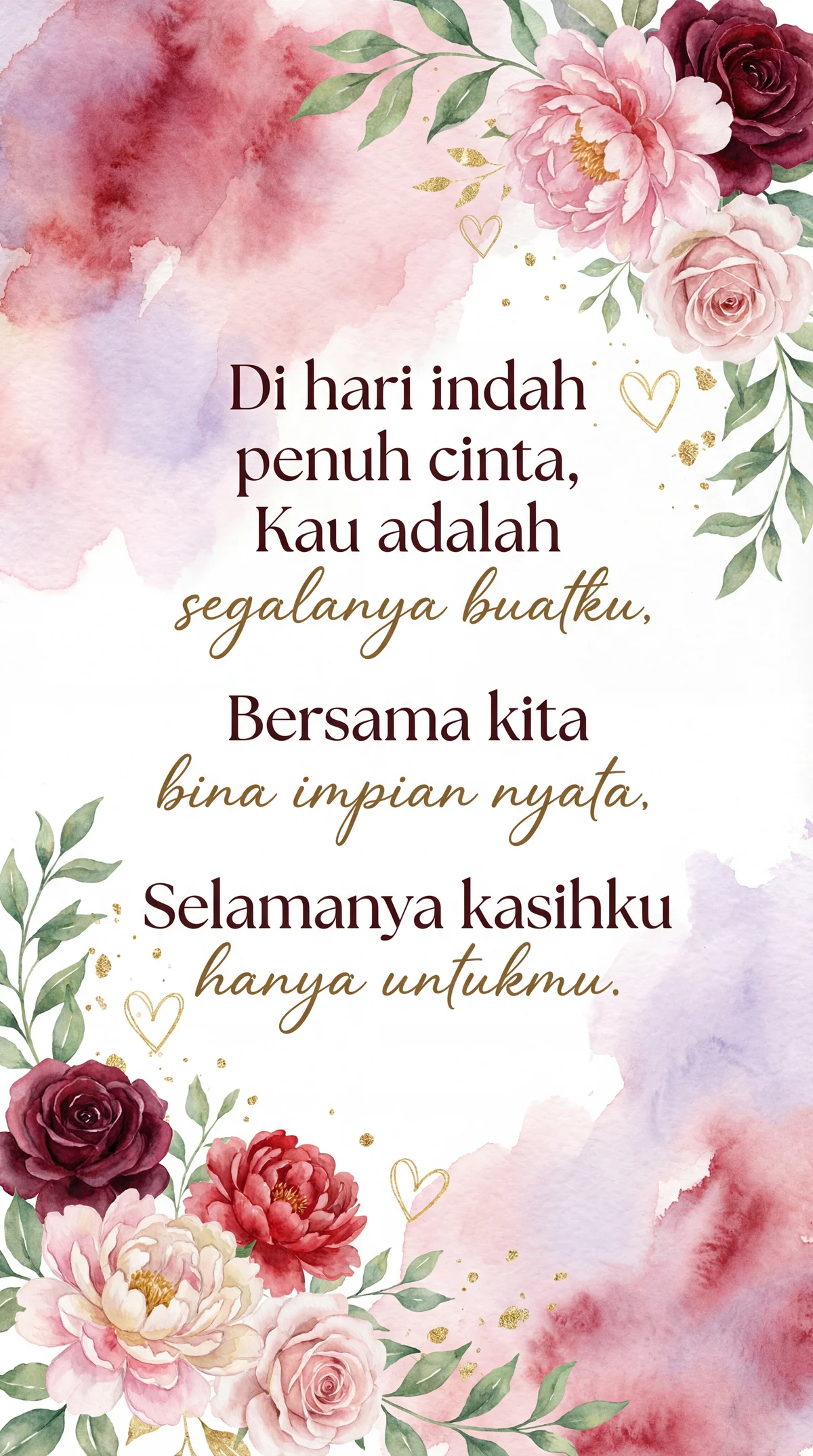 Kad ucapan Hari Kekasih untuk pasangan