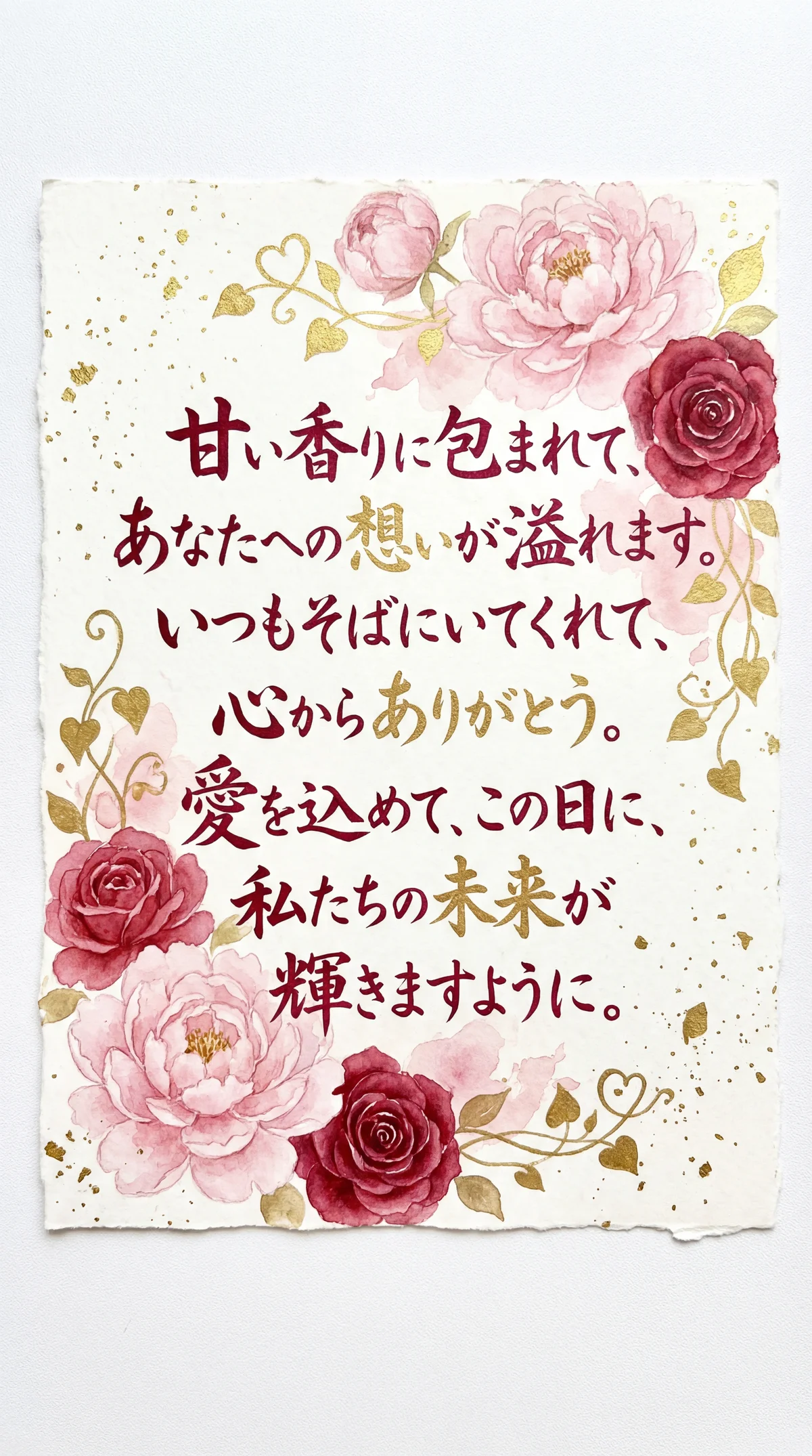 恋人へ贈る素敵なバレンタインデーのメッセージカードの例文