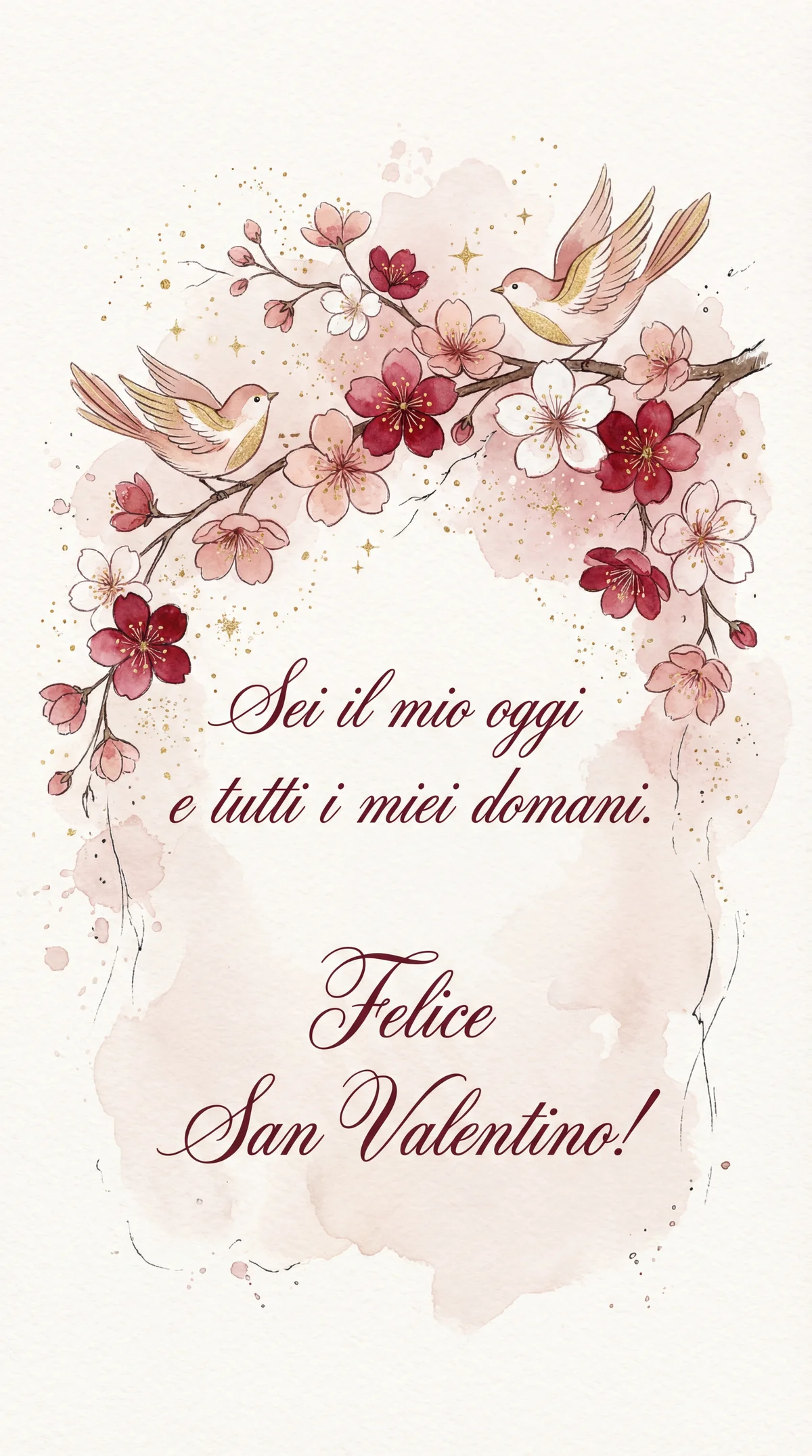 biglietto di San Valentino per il mio amore