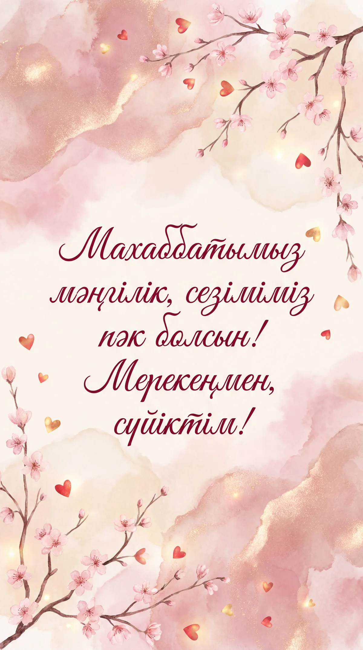 Ғашықтар күніне қазақша құттықтау тілектер