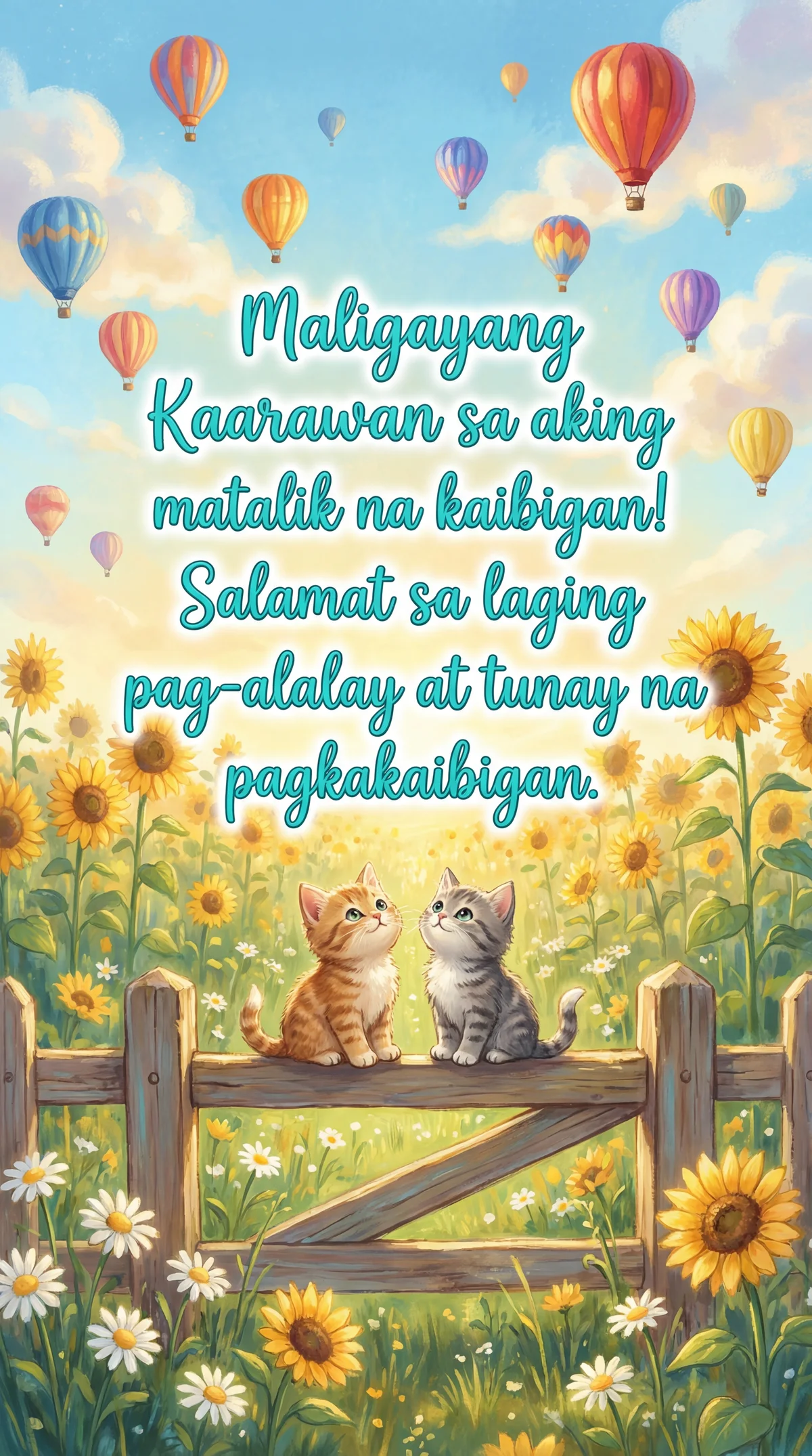maligayang kaarawan sa aking matalik na kaibigan!