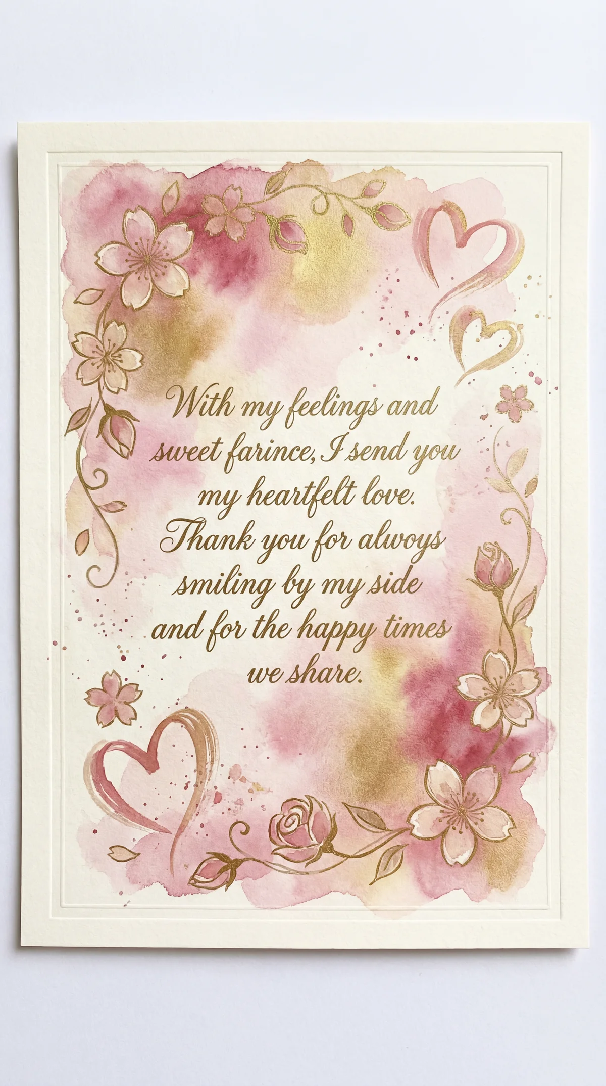 バレンタインデーに贈る大切な人へのメッセージカード