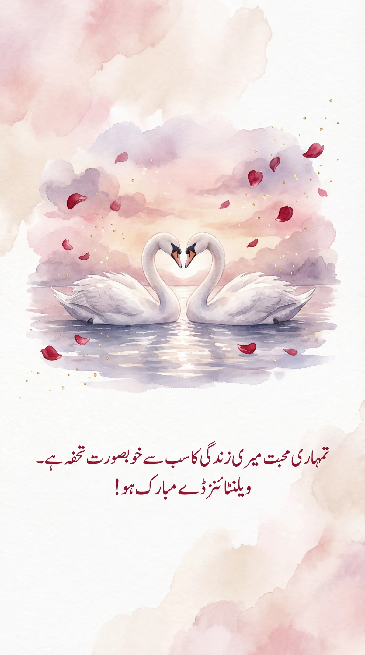 ویلنٹائنز ڈے کے لیے محبت کا پیغام