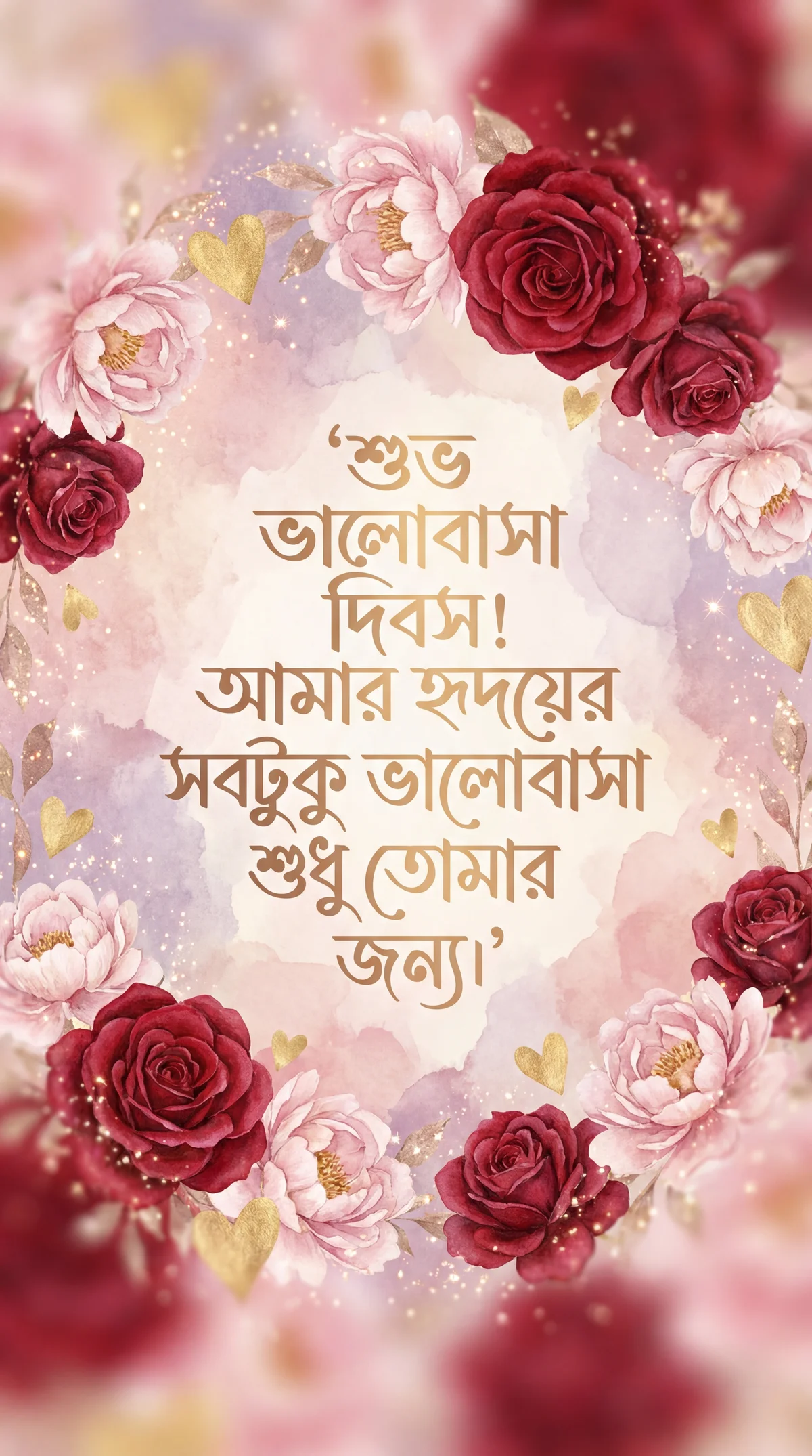 প্রিয়জনের জন্য ভালোবাসা দিবসের শুভেচ্ছা