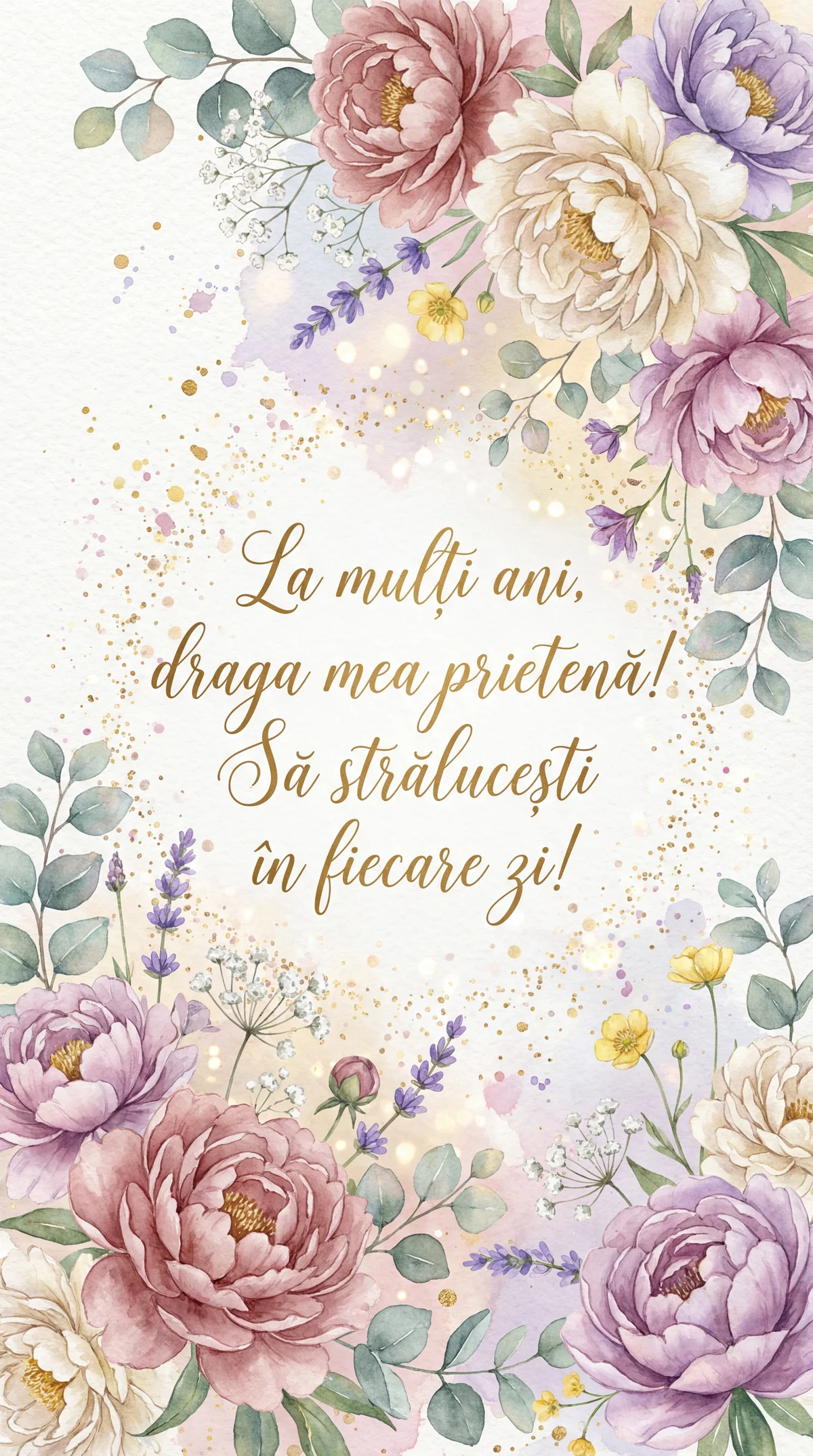 felicitare de ziua de naștere pentru o prietenă