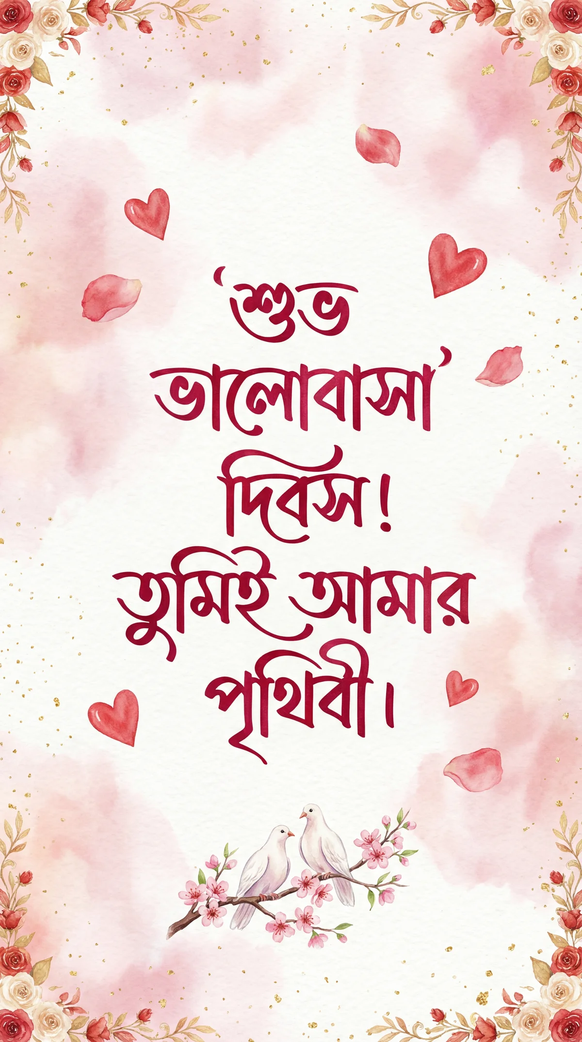 প্রিয়জনকে ভ্যালেন্টাইনস ডে শুভেচ্ছা