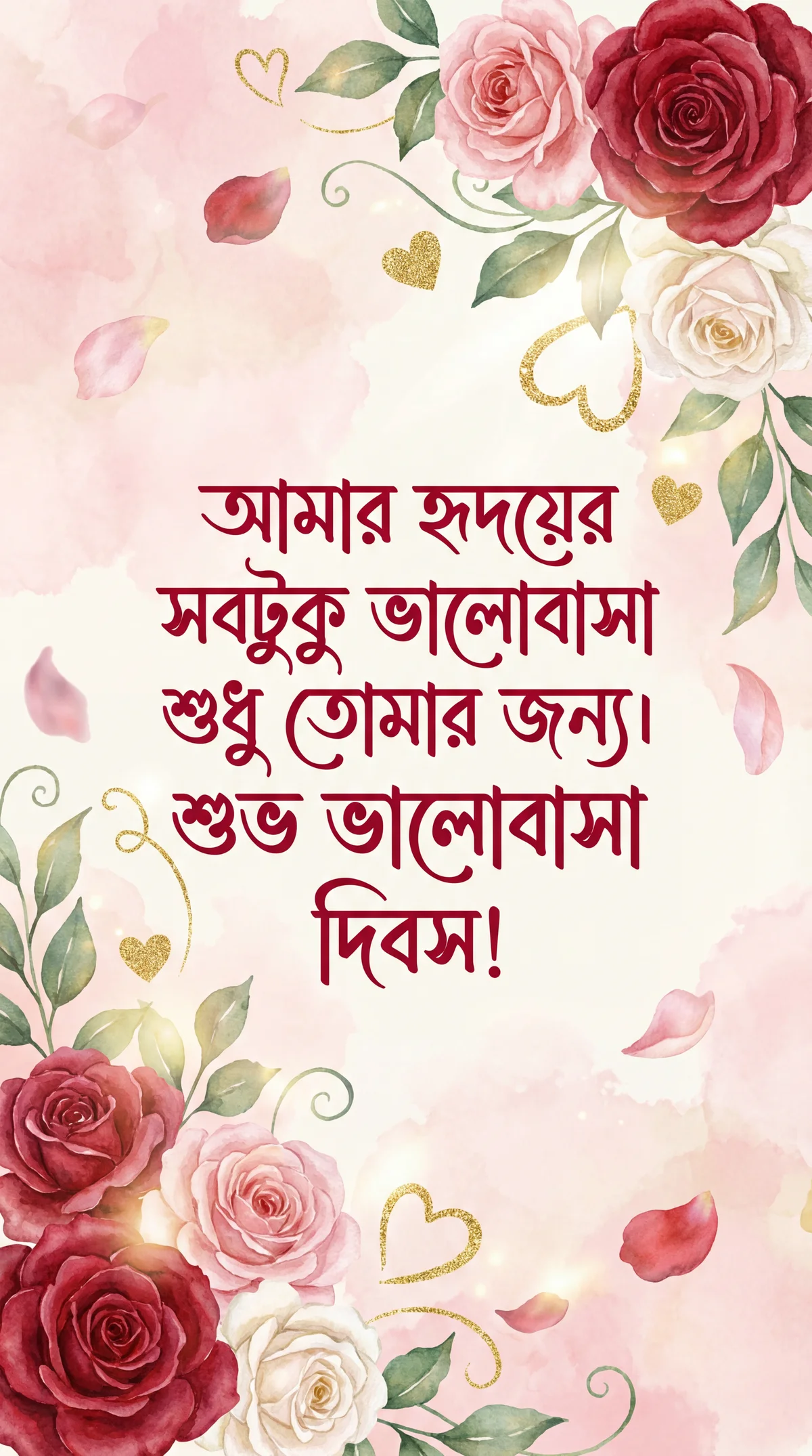 প্রিয়জনের জন্য ভালোবাসা দিবসের শুভেচ্ছা