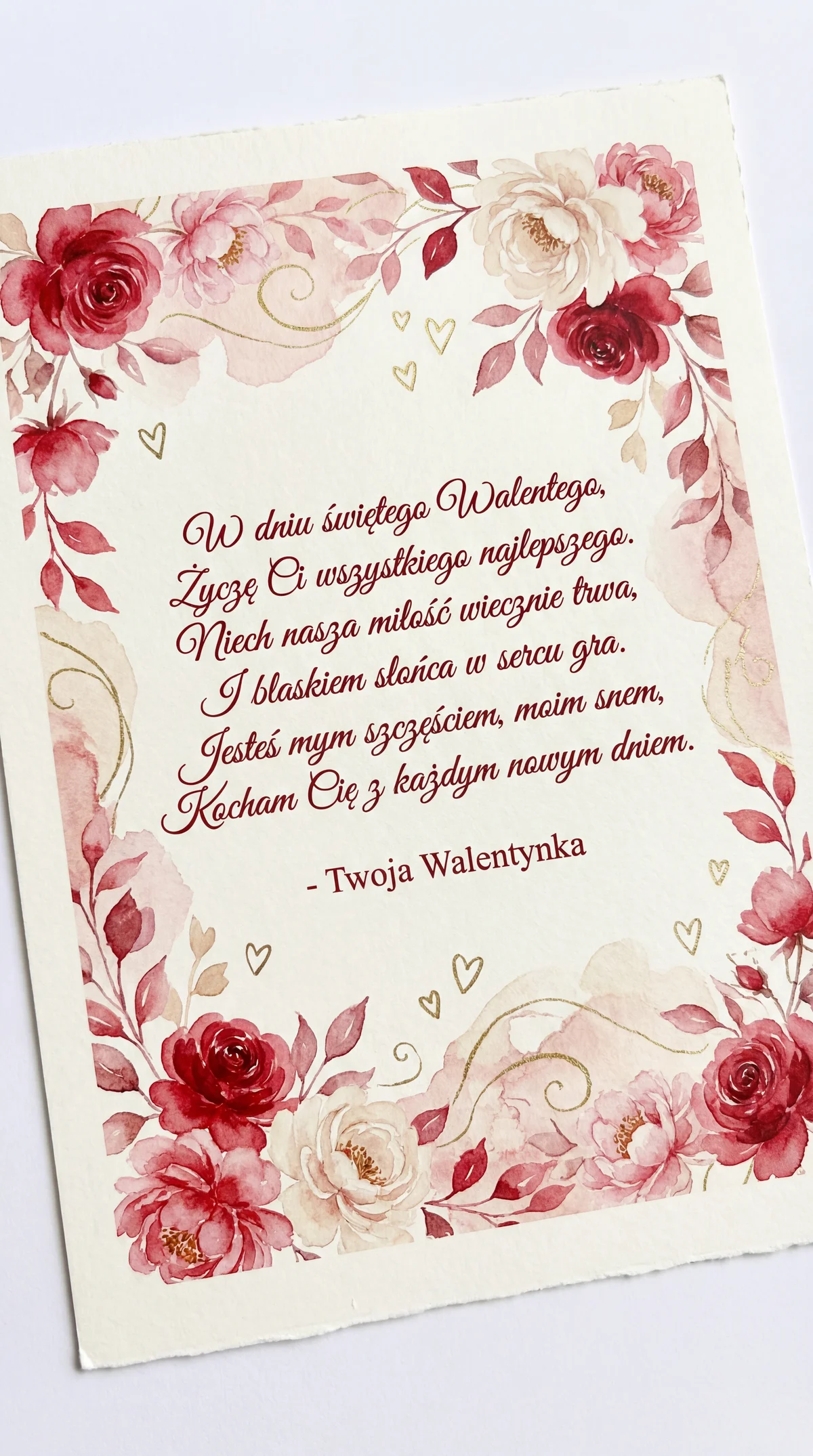 życzenia na Walentynki dla ukochanej osoby