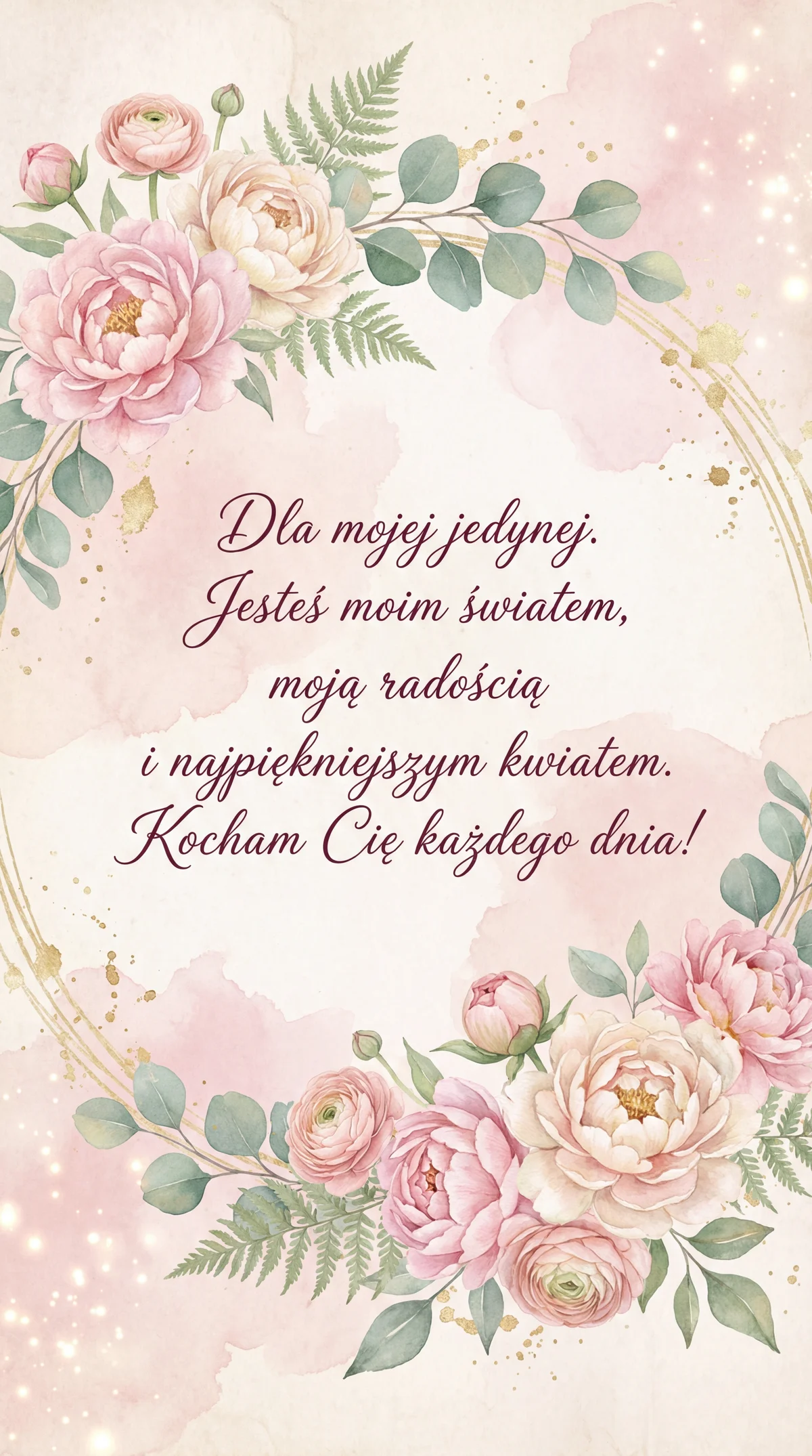 życzenia na Dzień Kobiet dla ukochanej