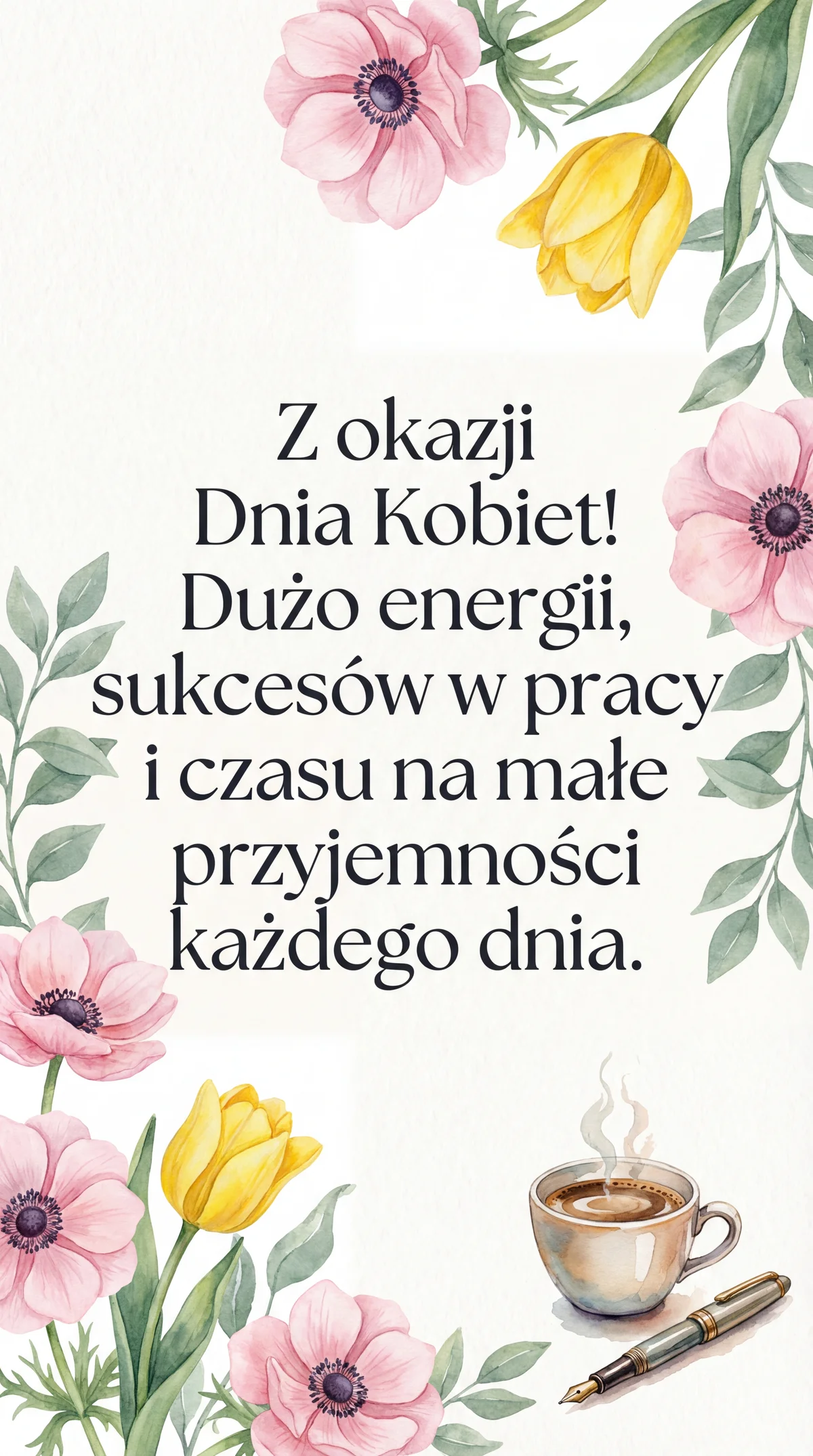 życzenia na Dzień Kobiet dla koleżanki z pracy