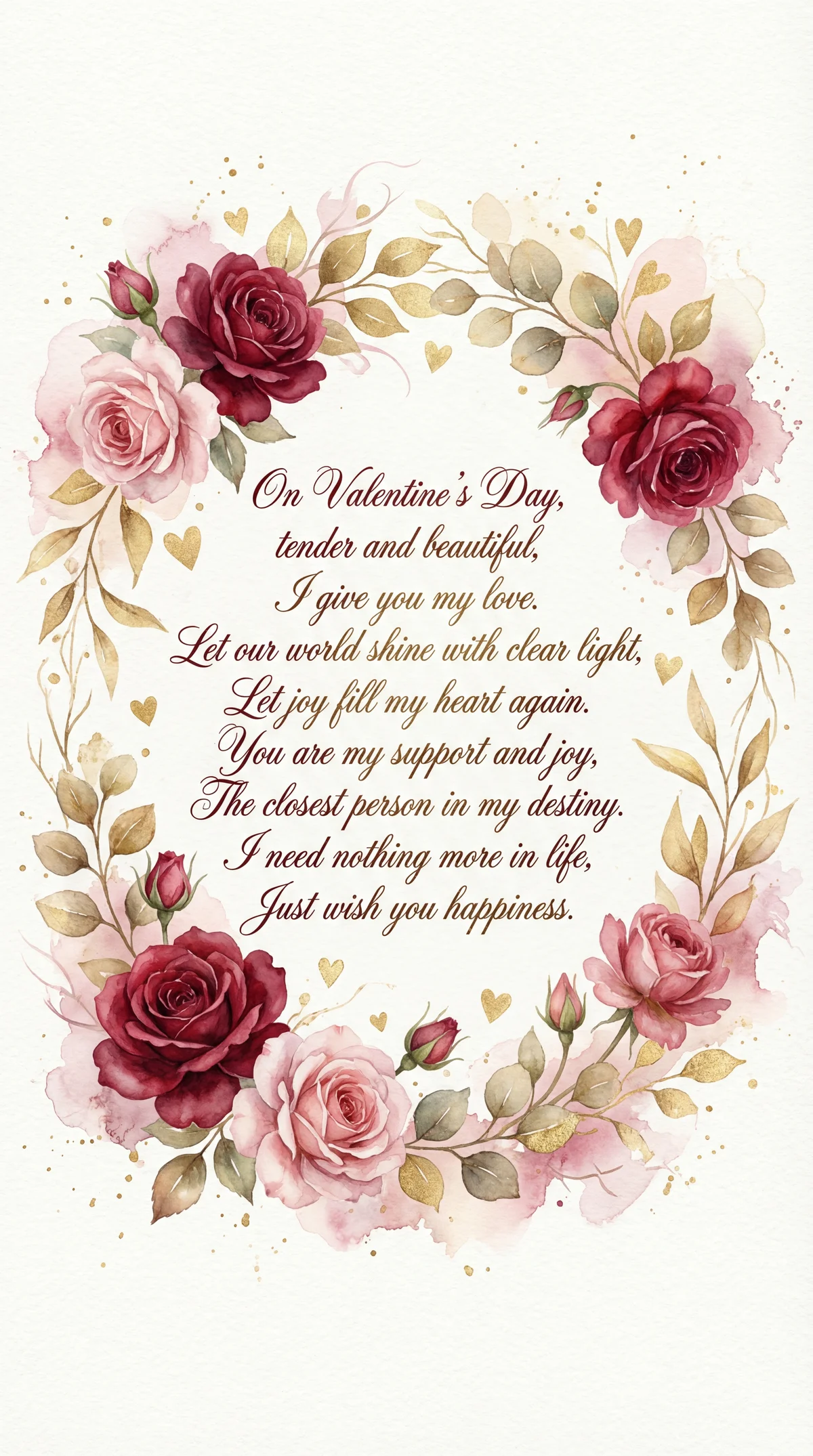 поздравление с Днем святого Валентина любимому