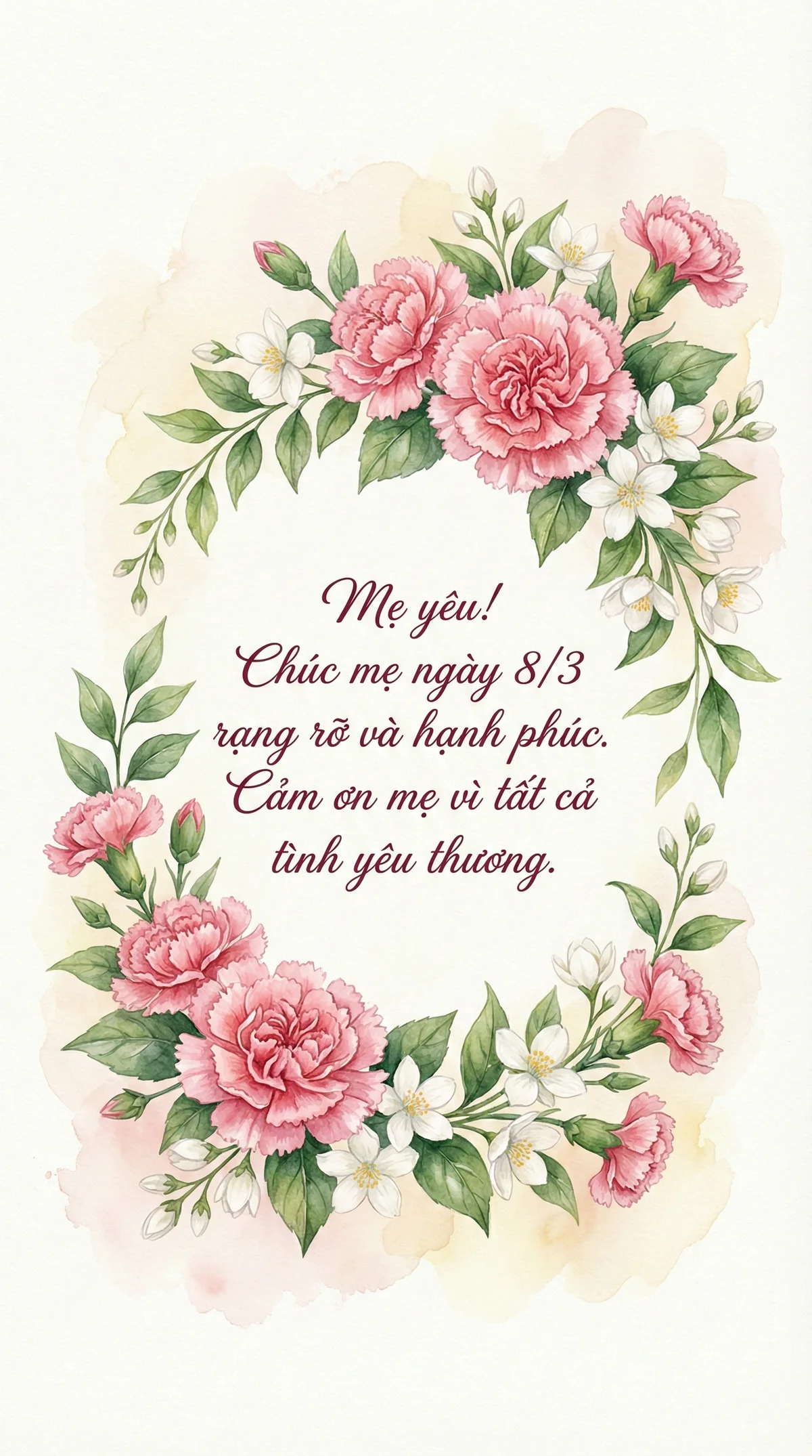 Lời chúc Ngày Quốc tế Phụ nữ 8/3 ý nghĩa dành tặng mẹ