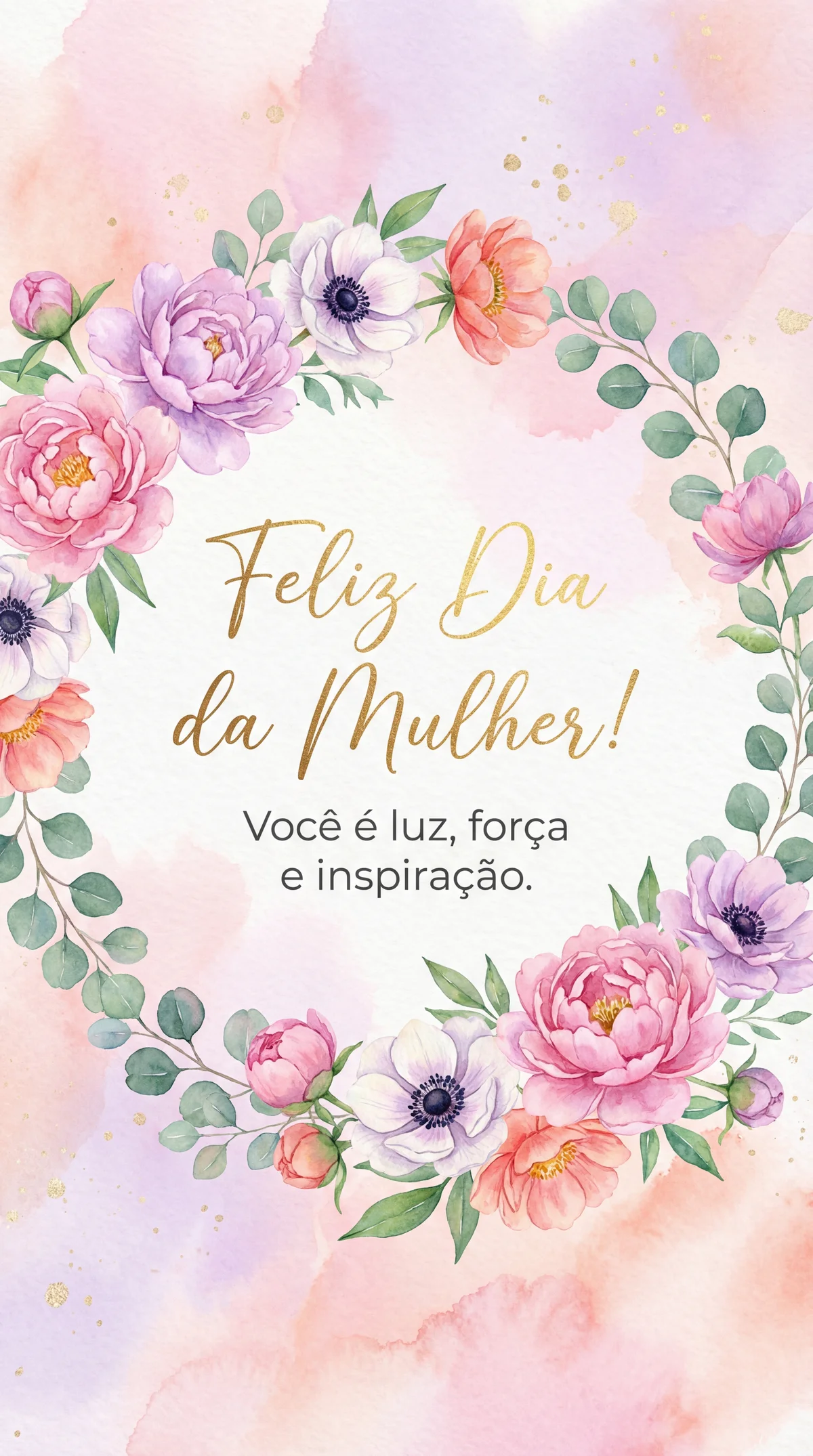 Cartão de felicitações para o Dia da Mulher para amiga