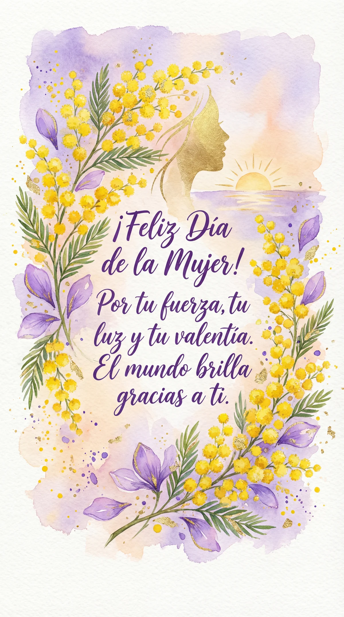 Mensaje de felicitación por el Día Internacional de la Mujer