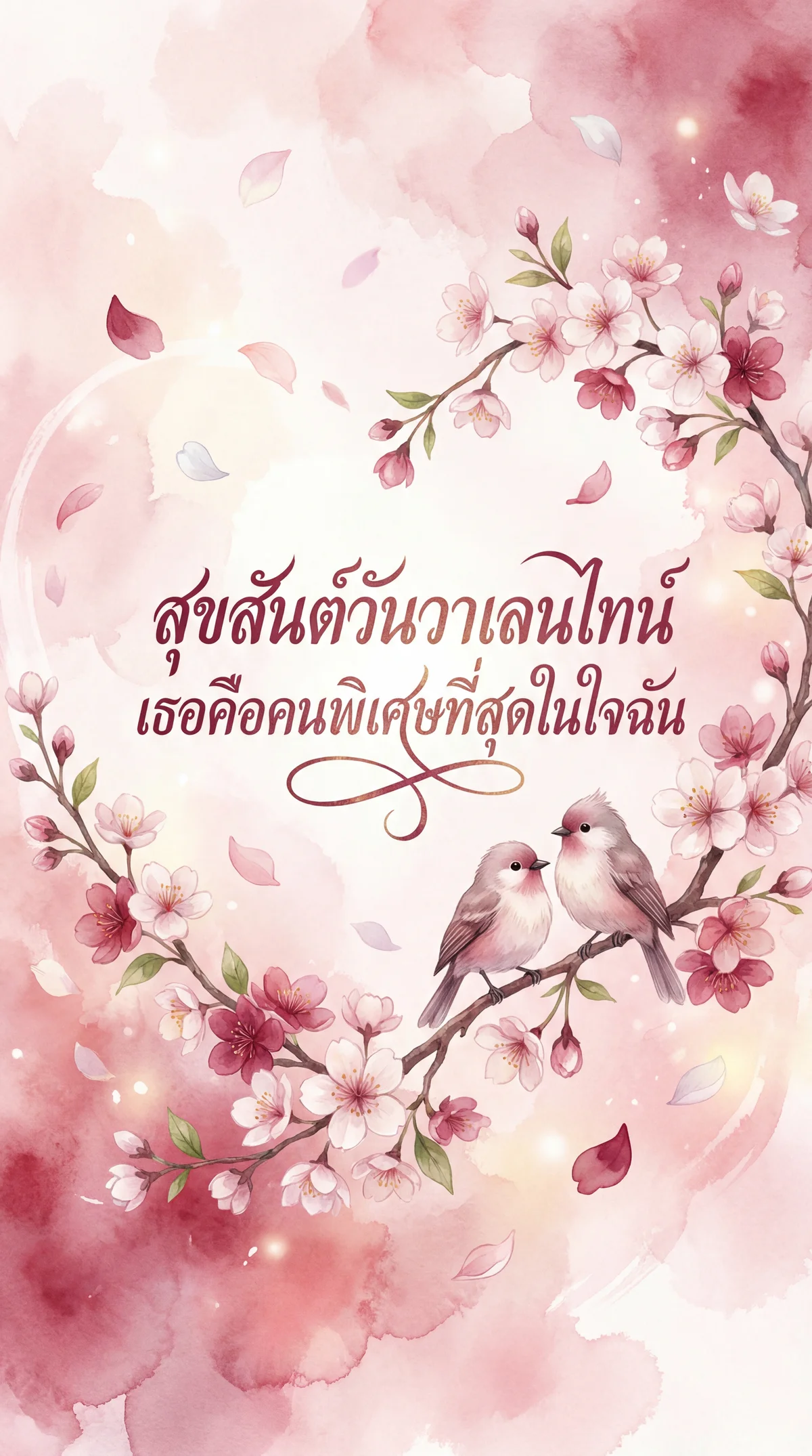คำอวยพรวันวาเลนไทน์สำหรับคนพิเศษ