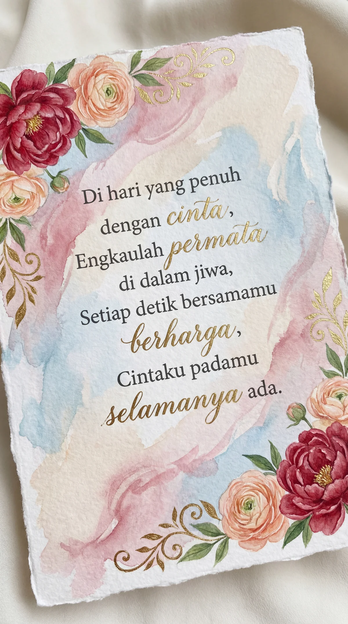 Ucapan Hari Kekasih untuk pasangan tercinta