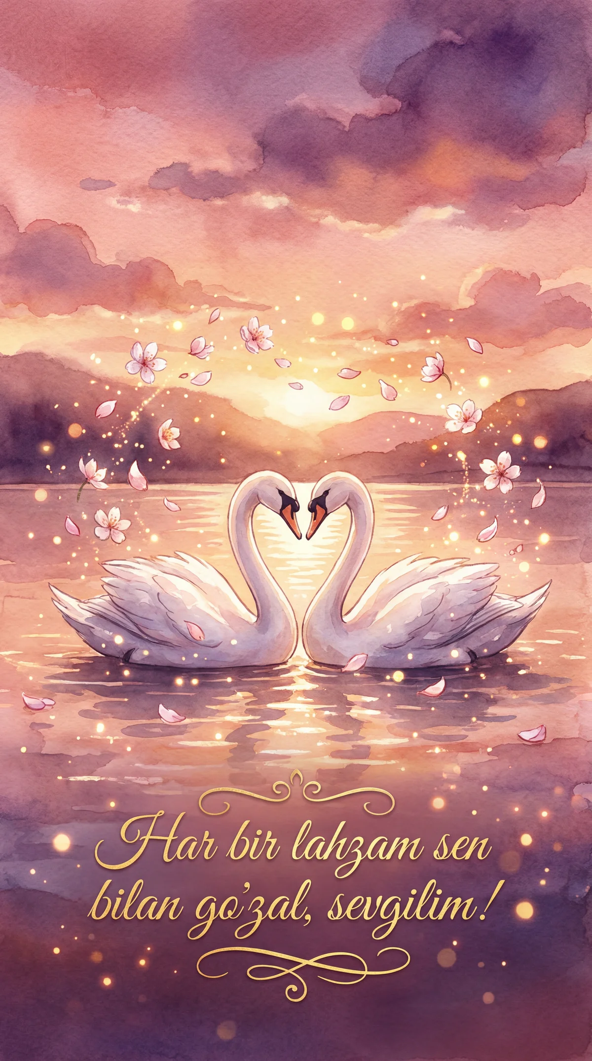 Sevishganlar kuni uchun sevgilimga tabrik