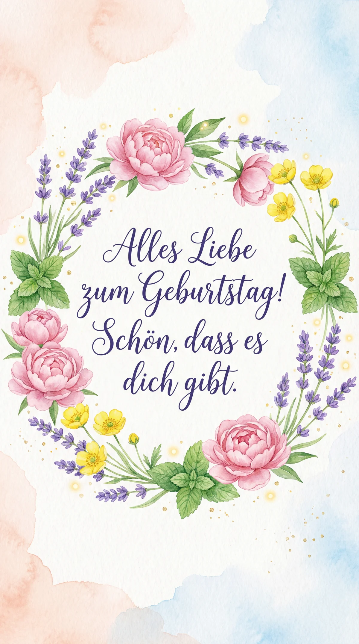 Alles Gute zum Geburtstag für meine liebe Freundin!
