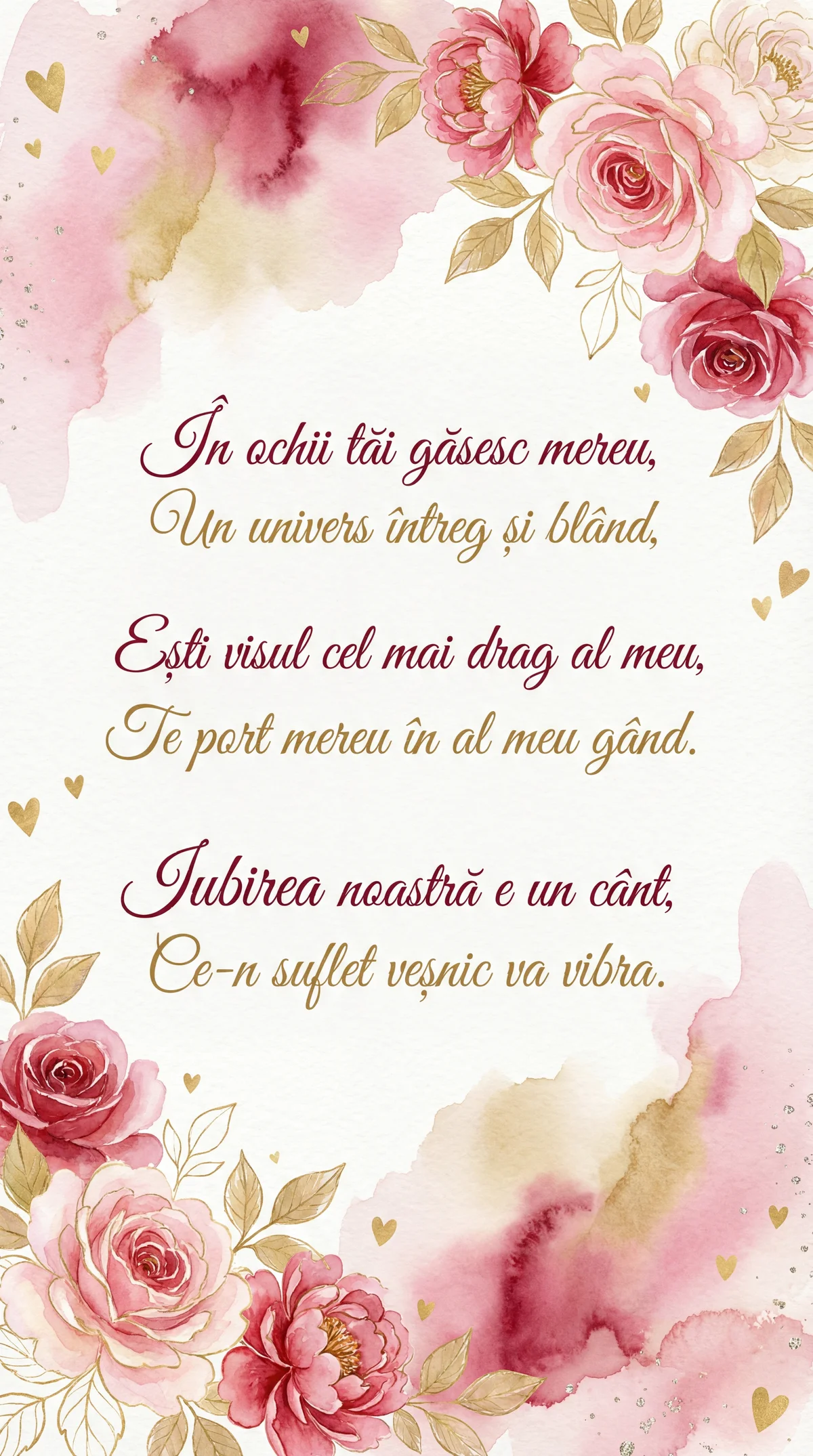 Mesaj de Ziua Îndrăgostiților pentru persoana iubită