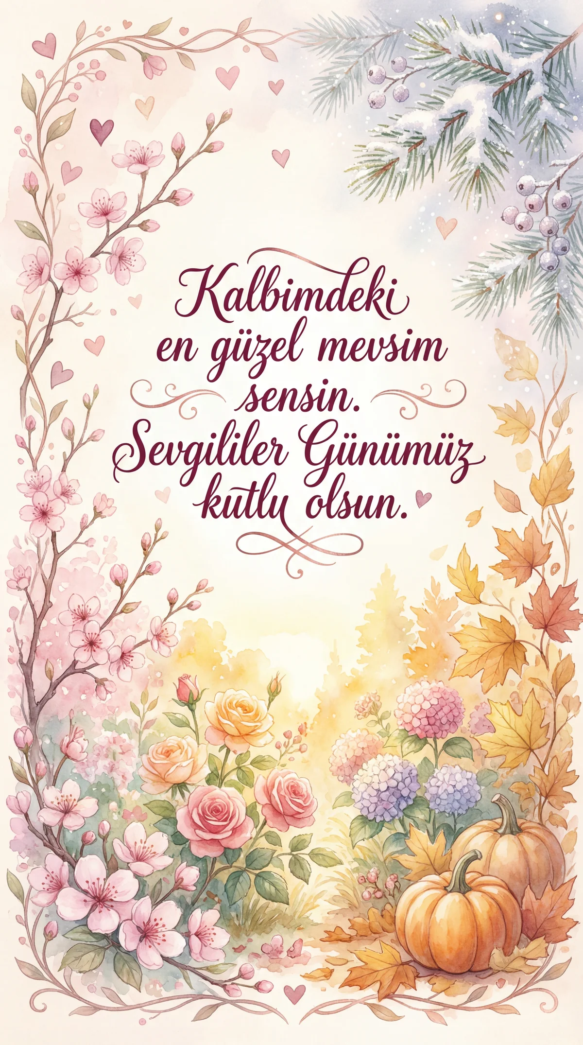 Sevgililer Günü için kısa ve anlamlı kart mesajı