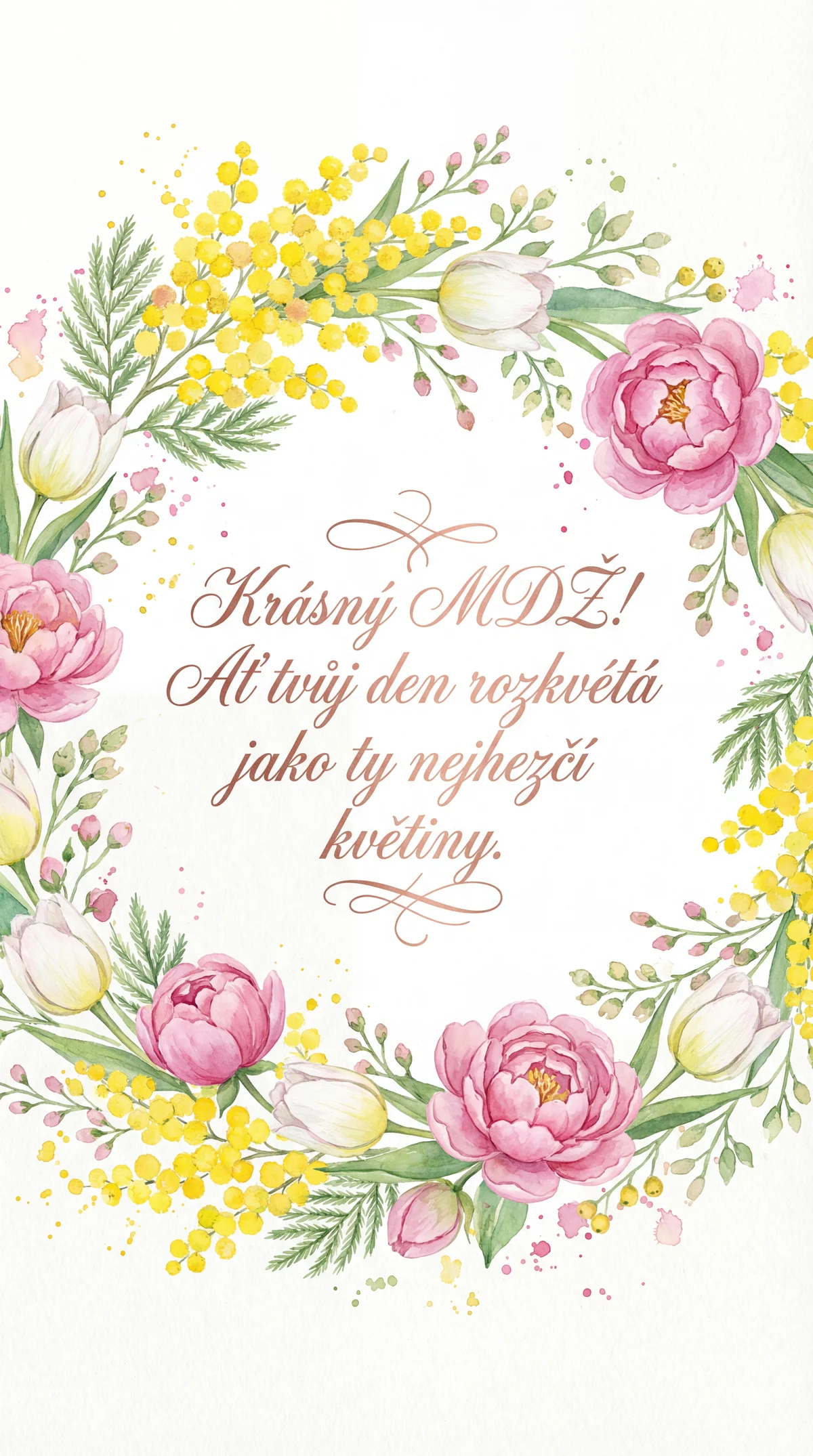 Přání k Mezinárodnímu dni žen