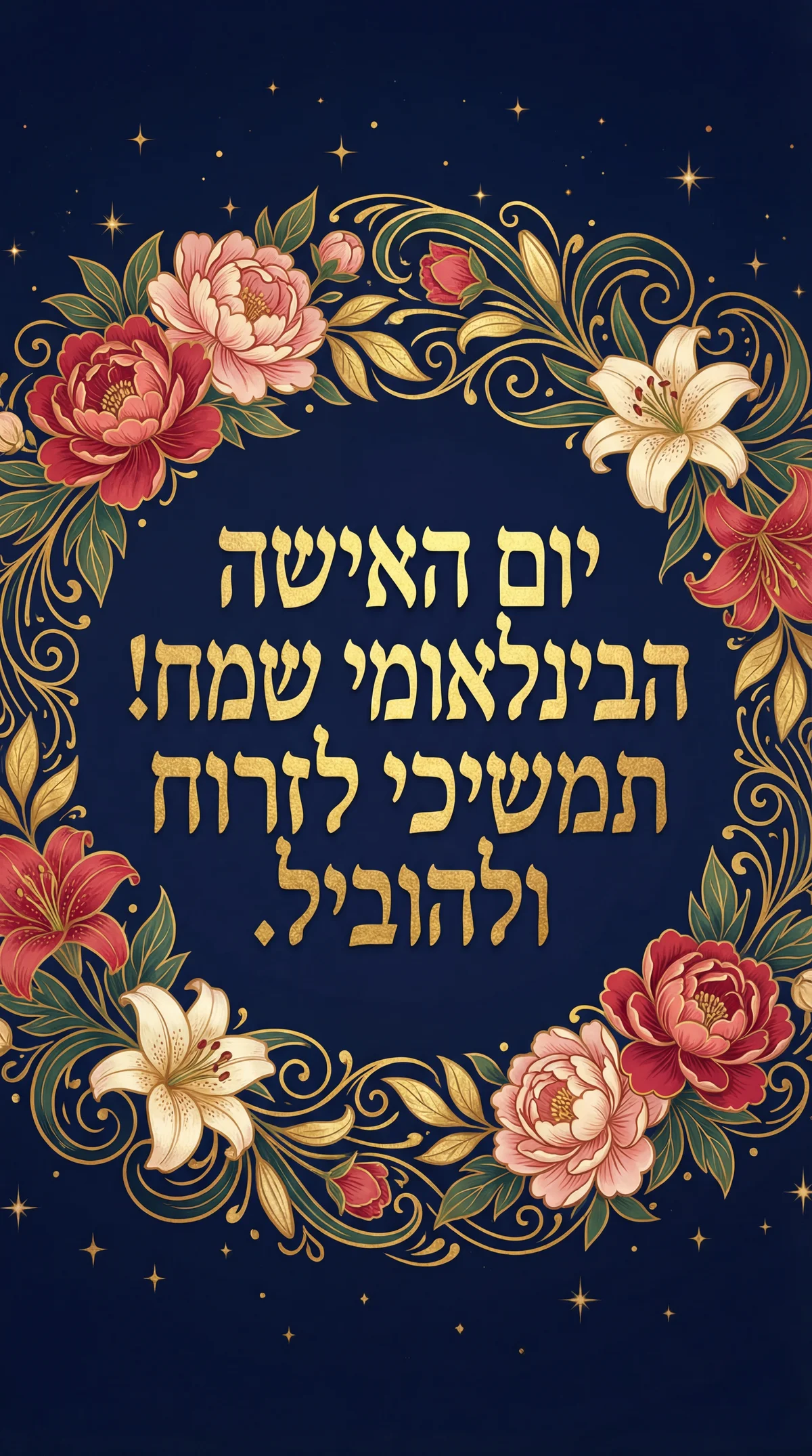 איחולים ליום האישה הבינלאומי