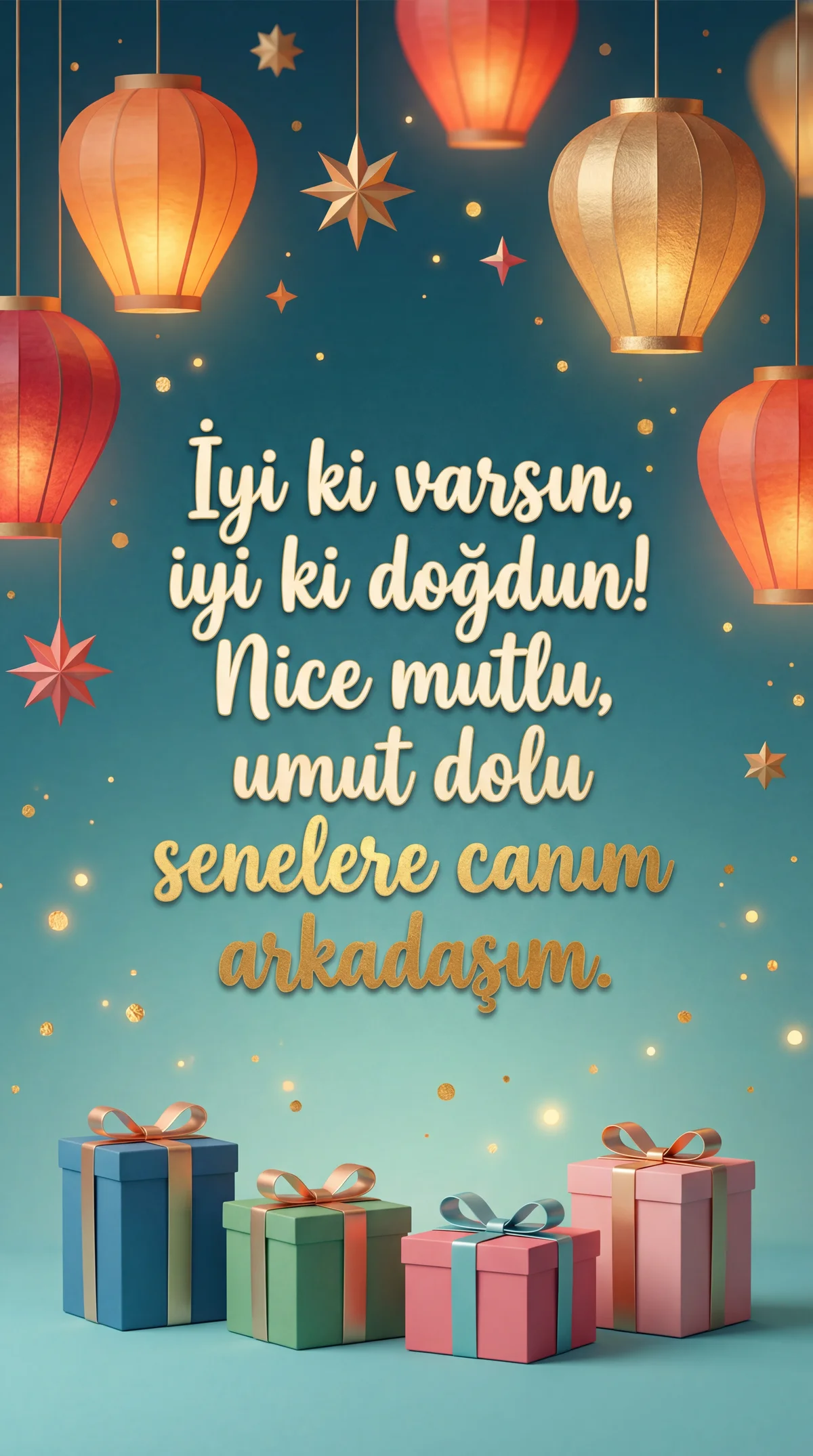 arkadaşa doğum günü mesajı