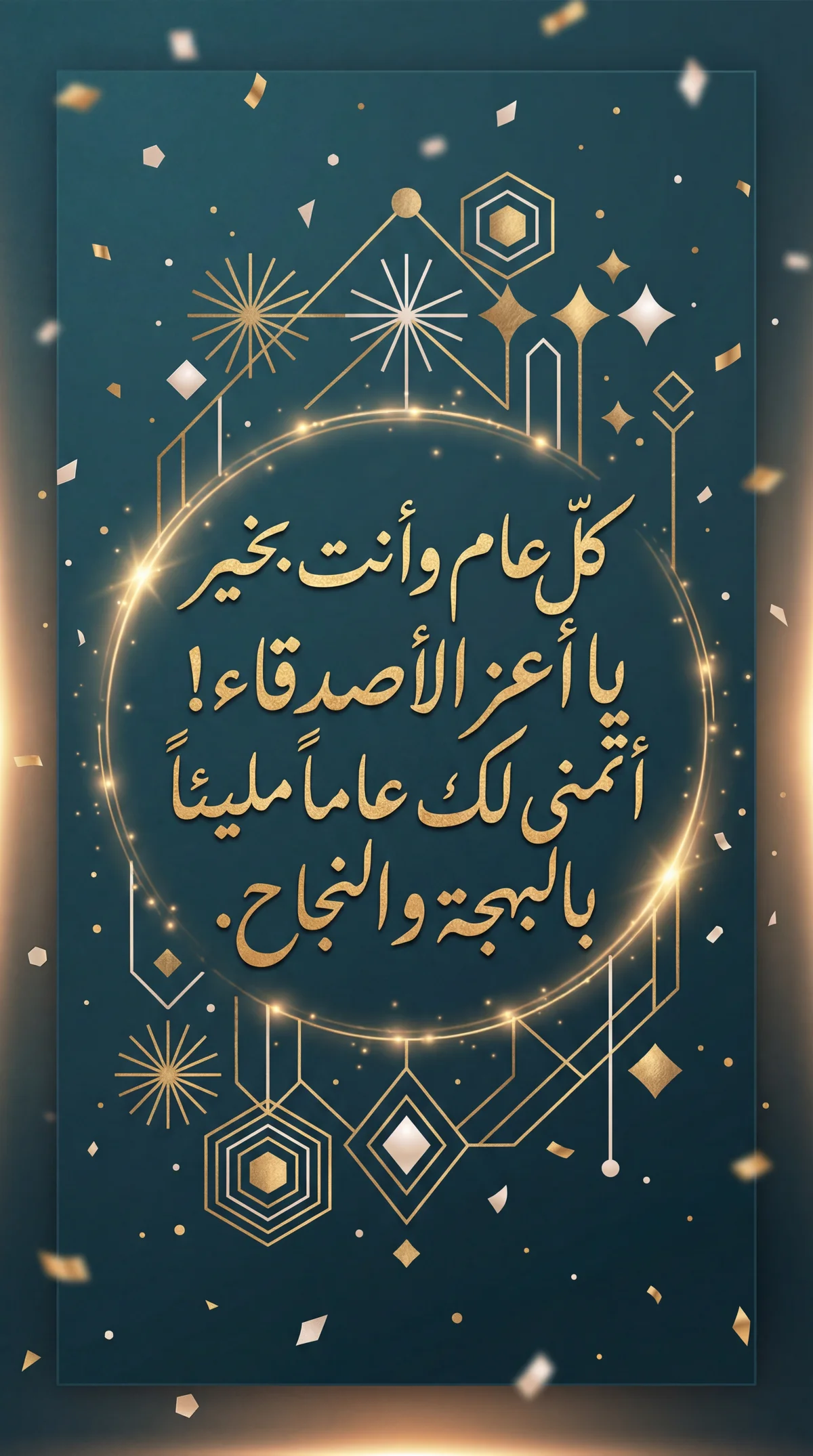 تهنئة عيد ميلاد سعيد لصديقي