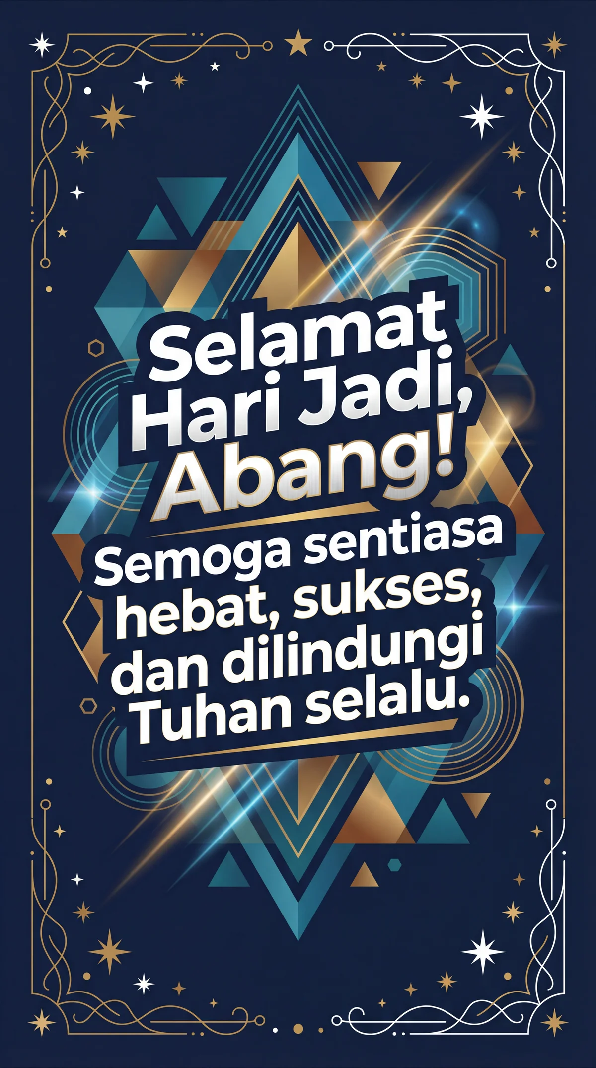 ucapan hari jadi untuk abang