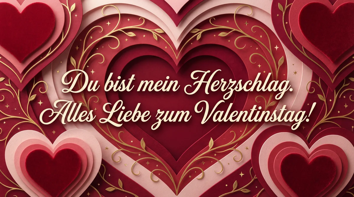Valentinstag Grußkarte für meinen Liebsten