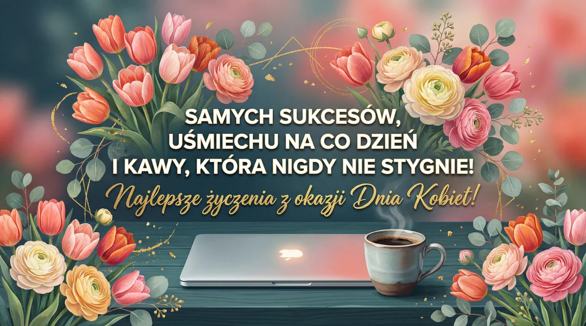 Życzenia na Dzień Kobiet dla koleżanki z pracy
