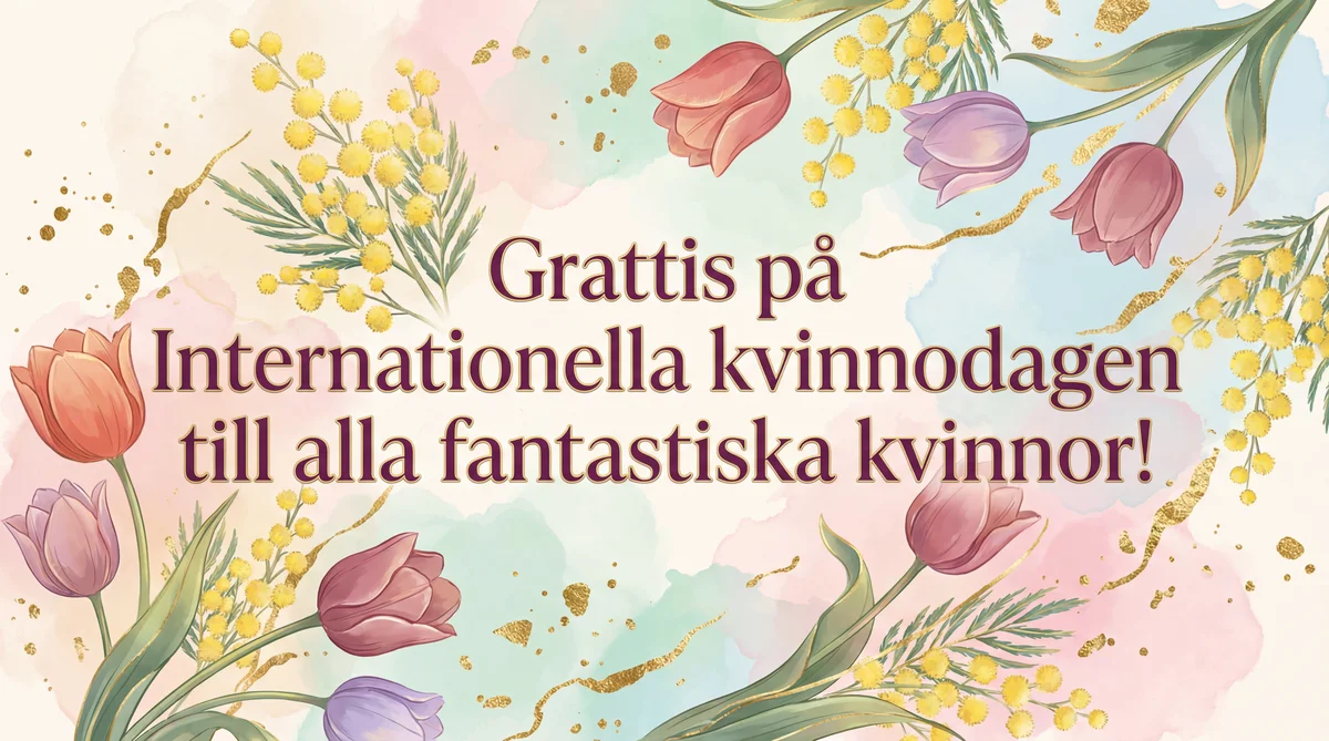 Grattis på Internationella kvinnodagen till alla fantastiska...