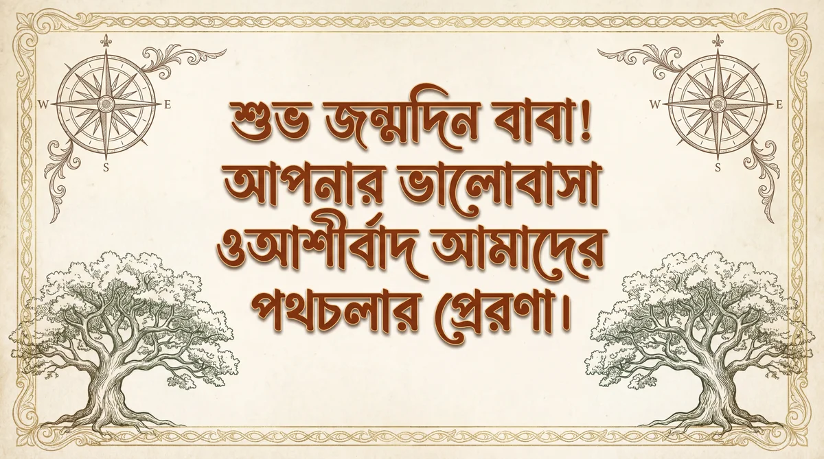 শুভ জন্মদিন বাবা