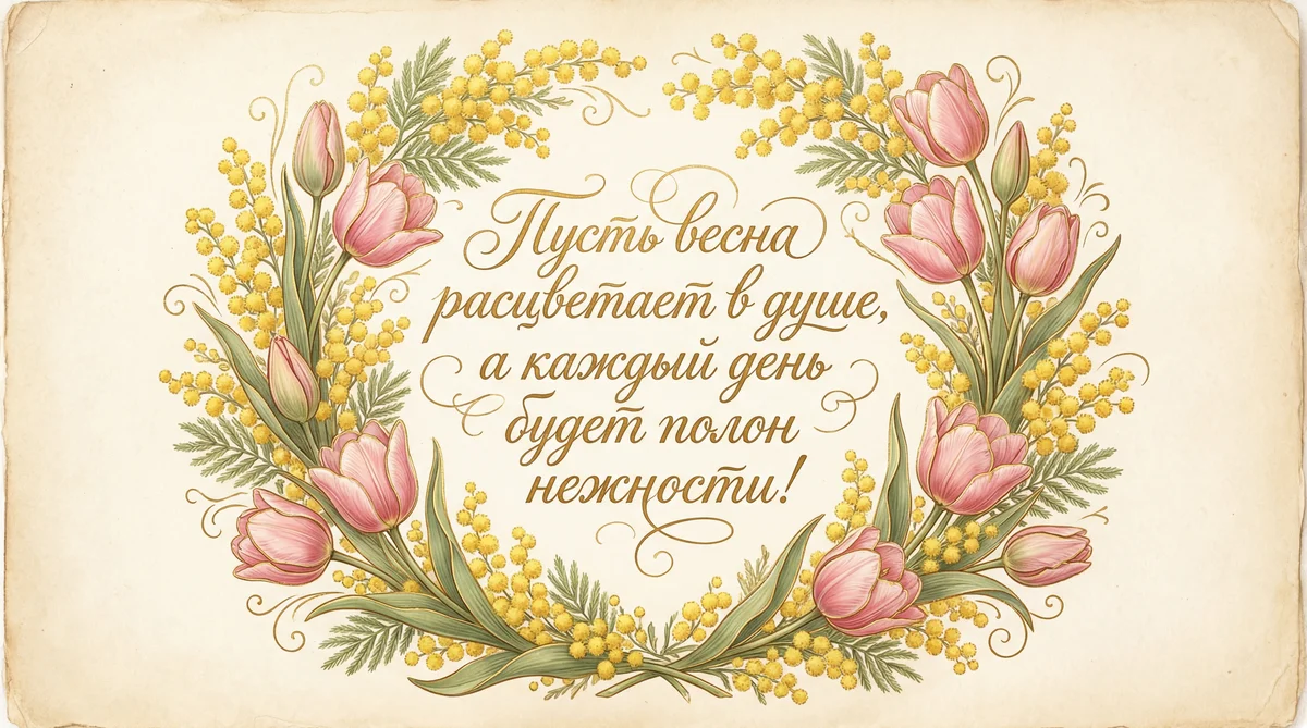 поздравление с 8 марта