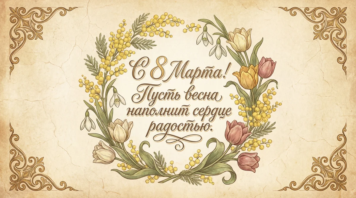 поздравление с 8 марта