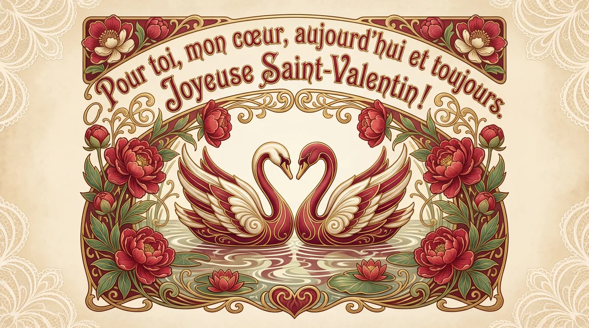 Carte de Saint-Valentin pour ma petite amie