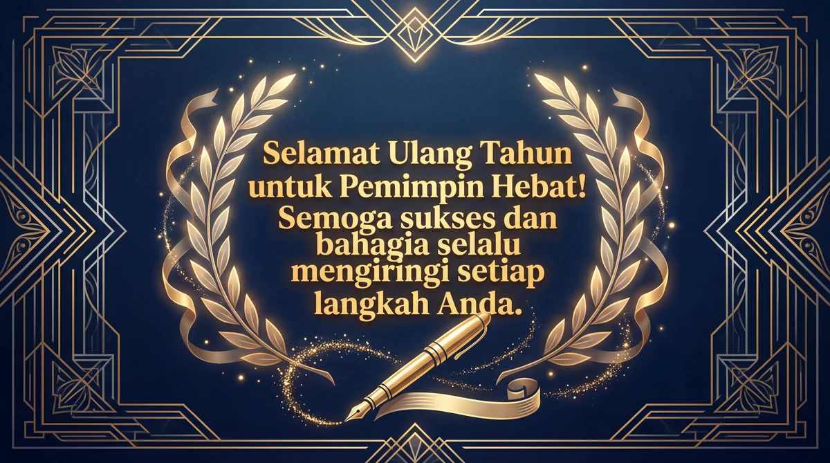 ucapan selamat ulang tahun untuk bos