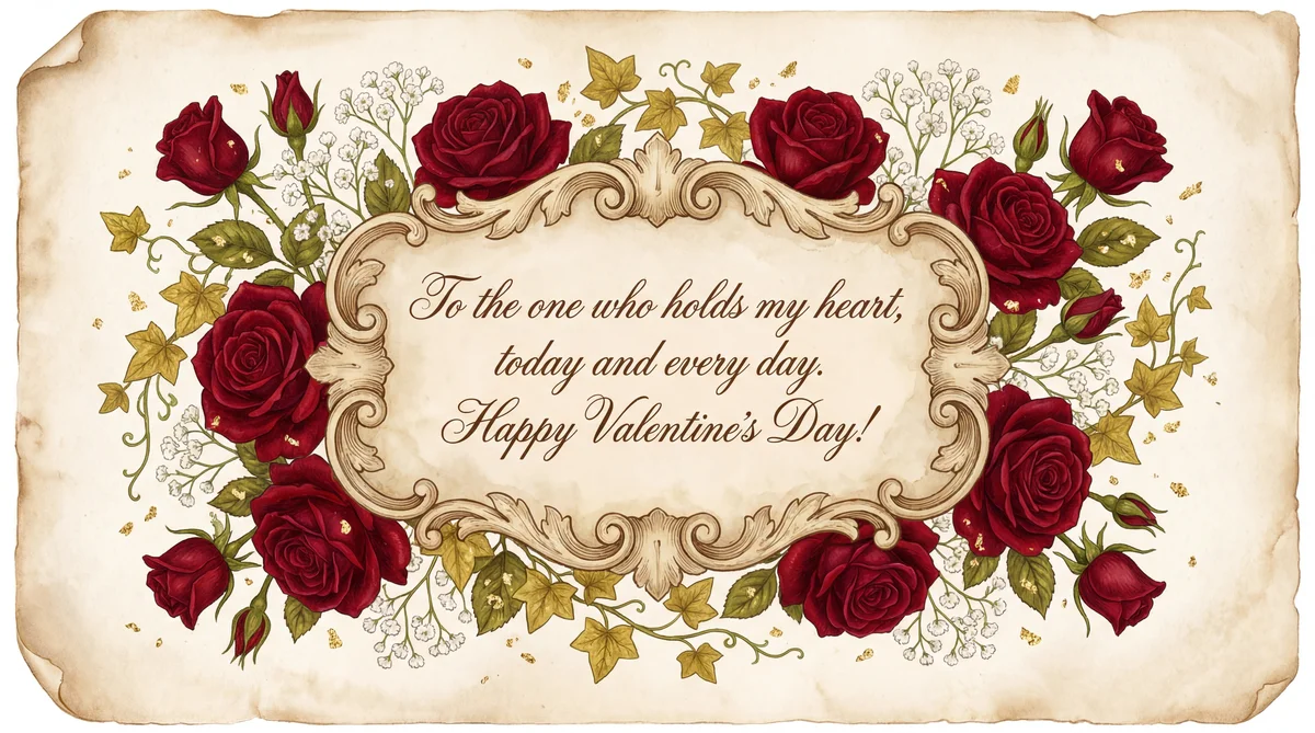Happy Valentine's Day wishes for a beloved partner