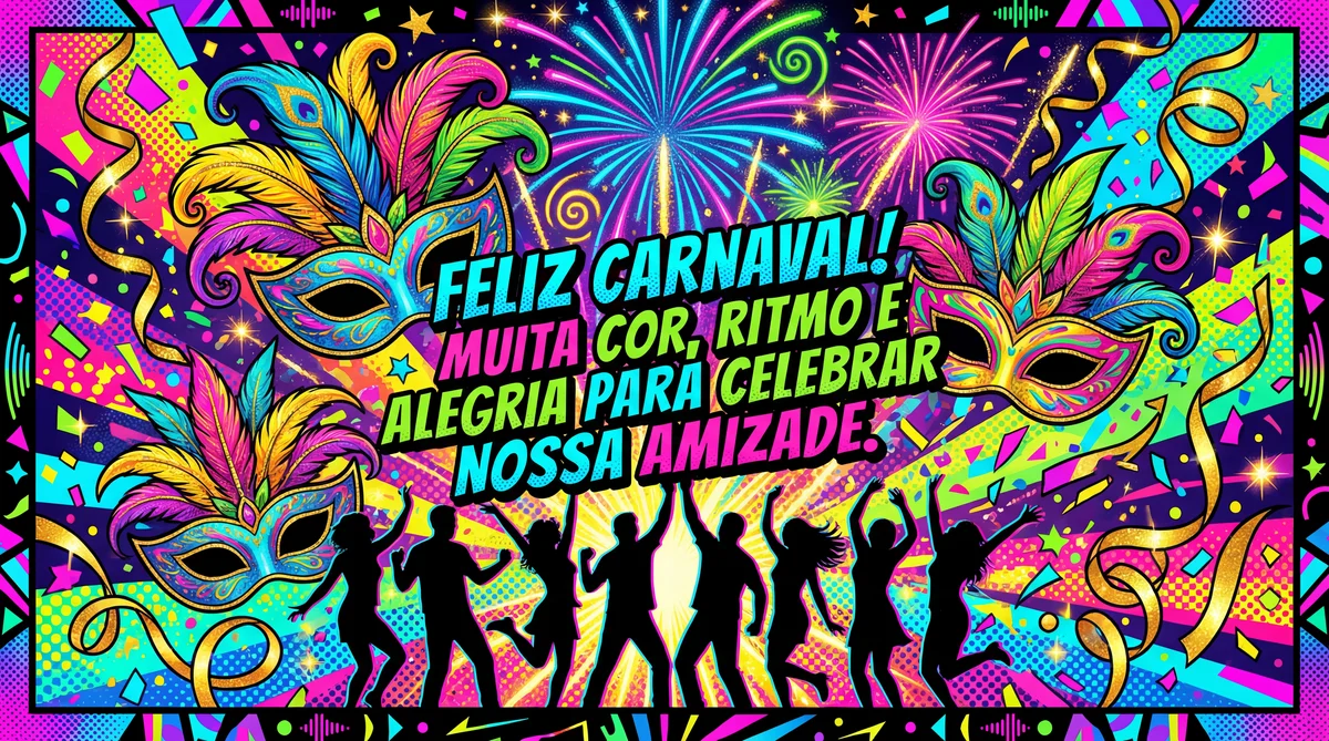 Mensagem de Feliz Carnaval para amigos
