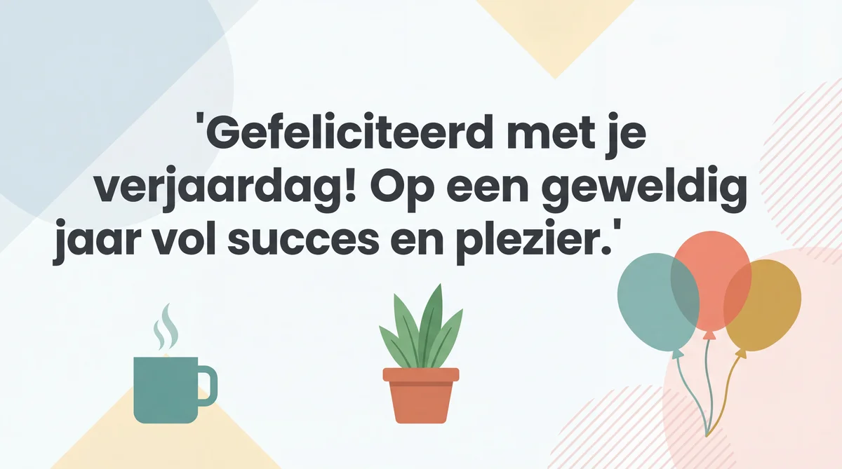 felicitatie verjaardag collega
