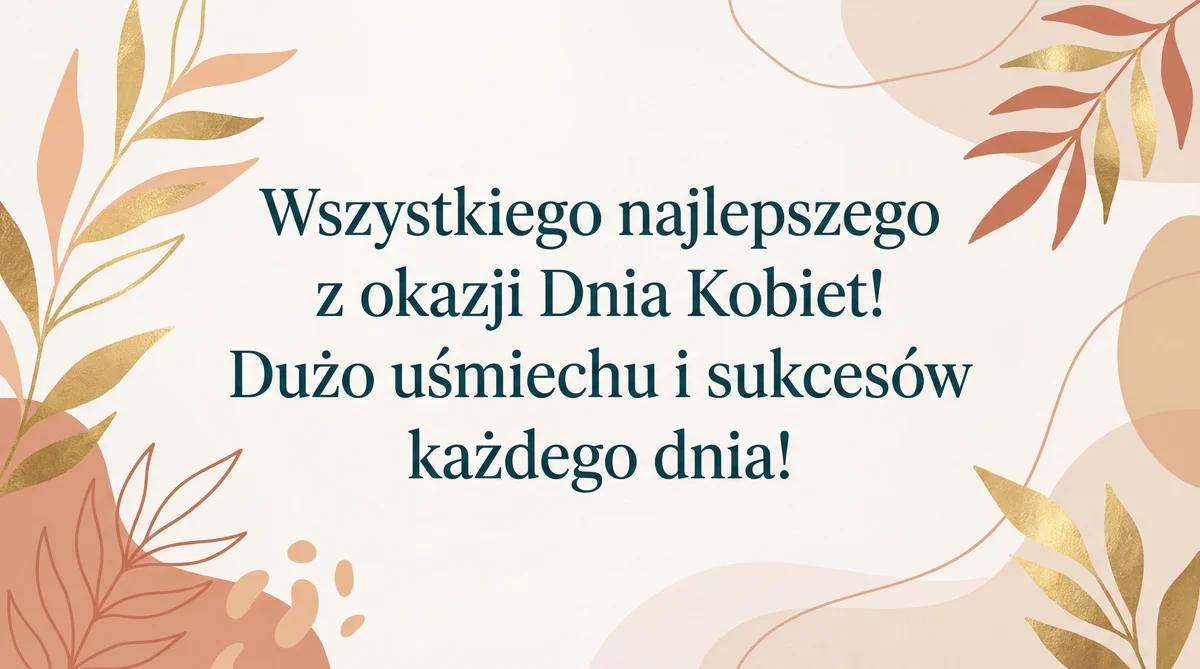 życzenia na Dzień Kobiet dla koleżanki z pracy