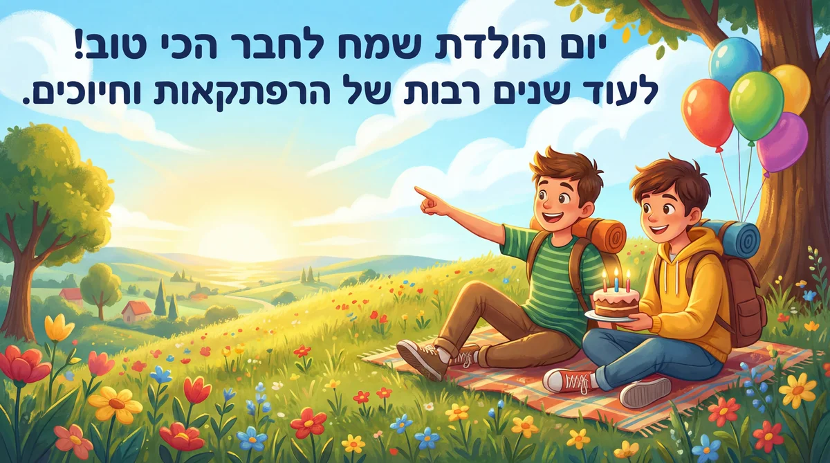 יום הולדת שמח לחבר הכי טוב