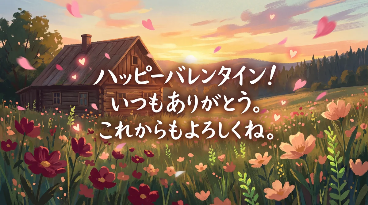 バレンタインデーのメッセージ