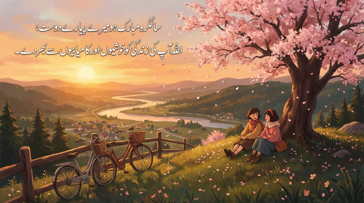 سالگرہ کارڈ: ایک پیارے دوست کے لیے