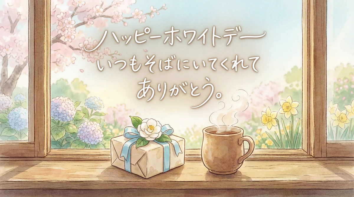 ホワイトデー、大切な人へ贈る感謝のメッセージ