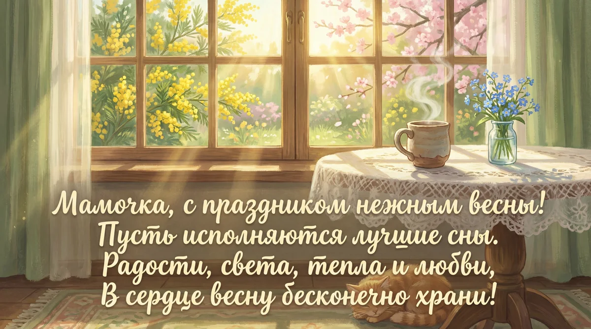 поздравление с 8 марта для мамы