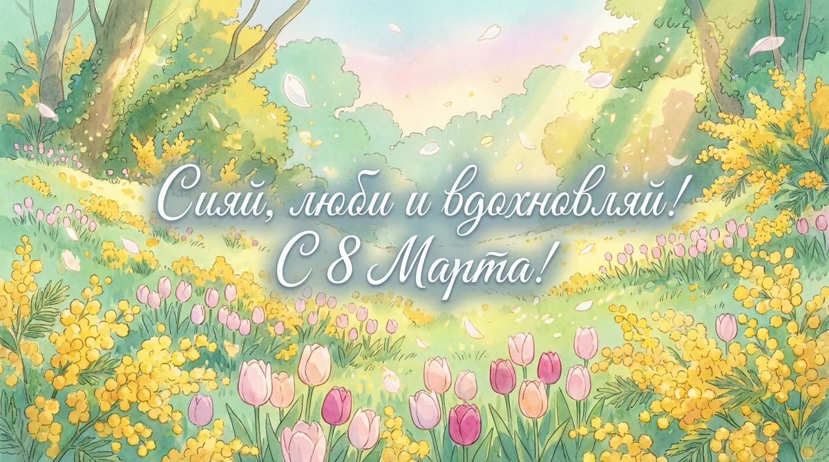 короткое поздравление с 8 марта для девушки