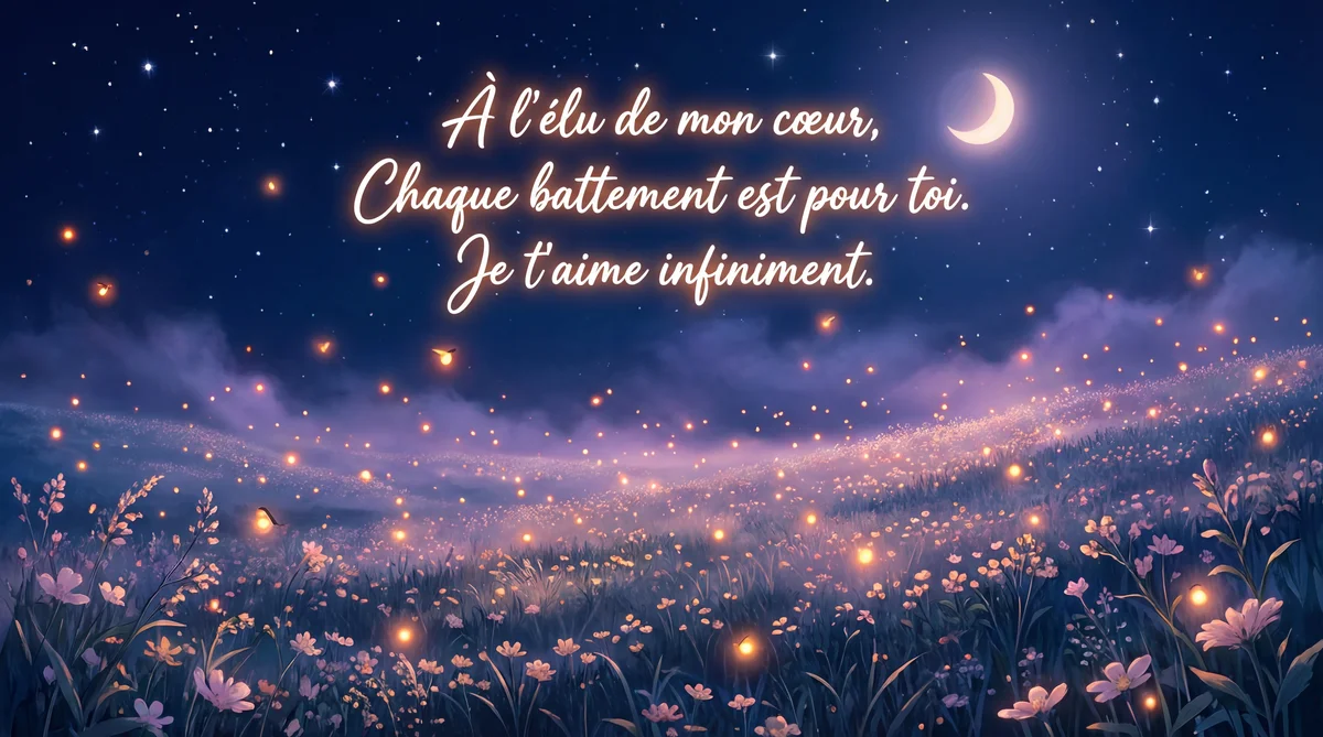 Texte de Saint-Valentin pour l'élu(e) de mon coeur